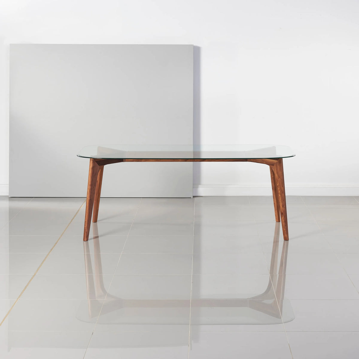 Hilda Dining Table 79" x 35" Solid American Walnut