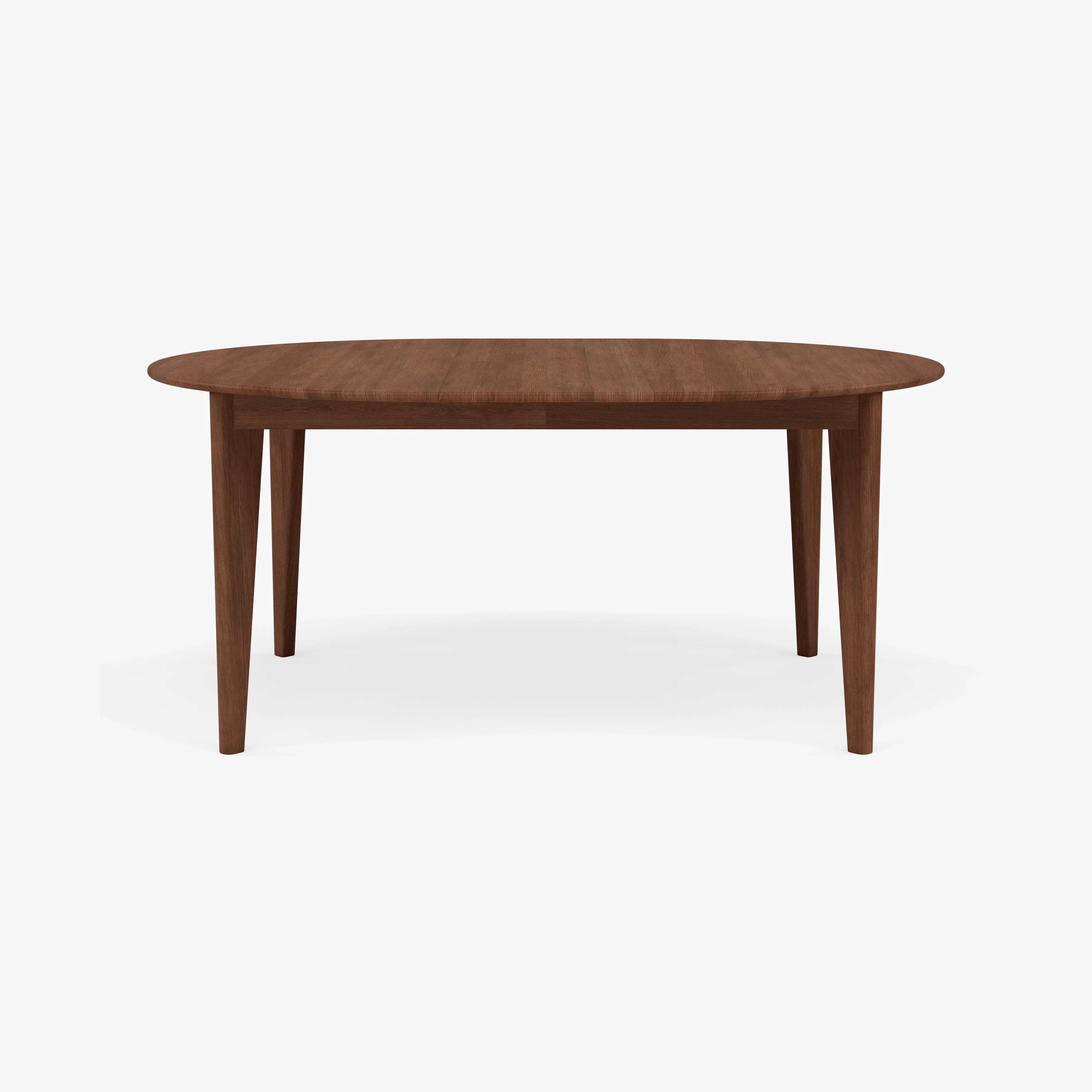 Jackson Dining Table Round Extendable 51-67" x 51" Solid American Walnut