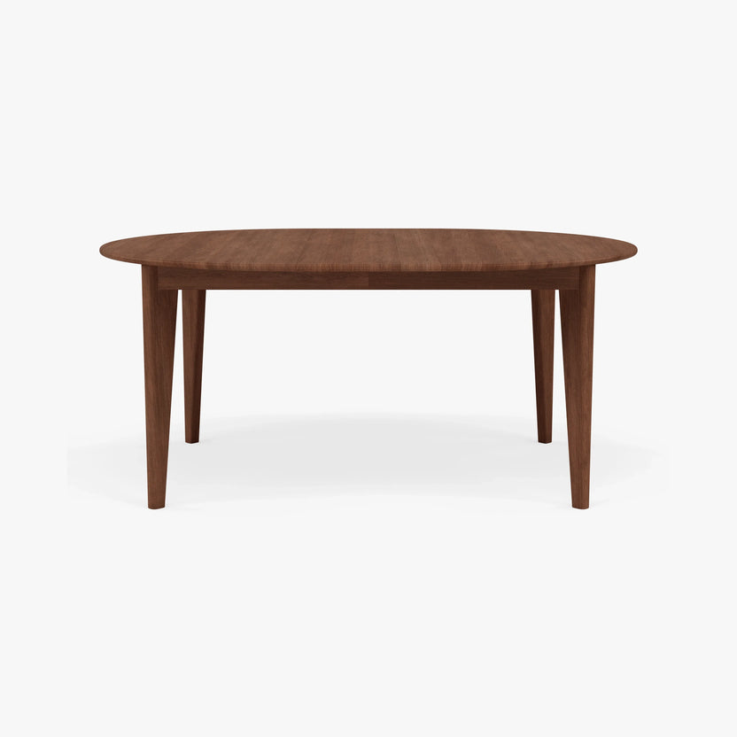 Jackson Dining Table Round Extendable 51-67" x 51" Solid American Walnut