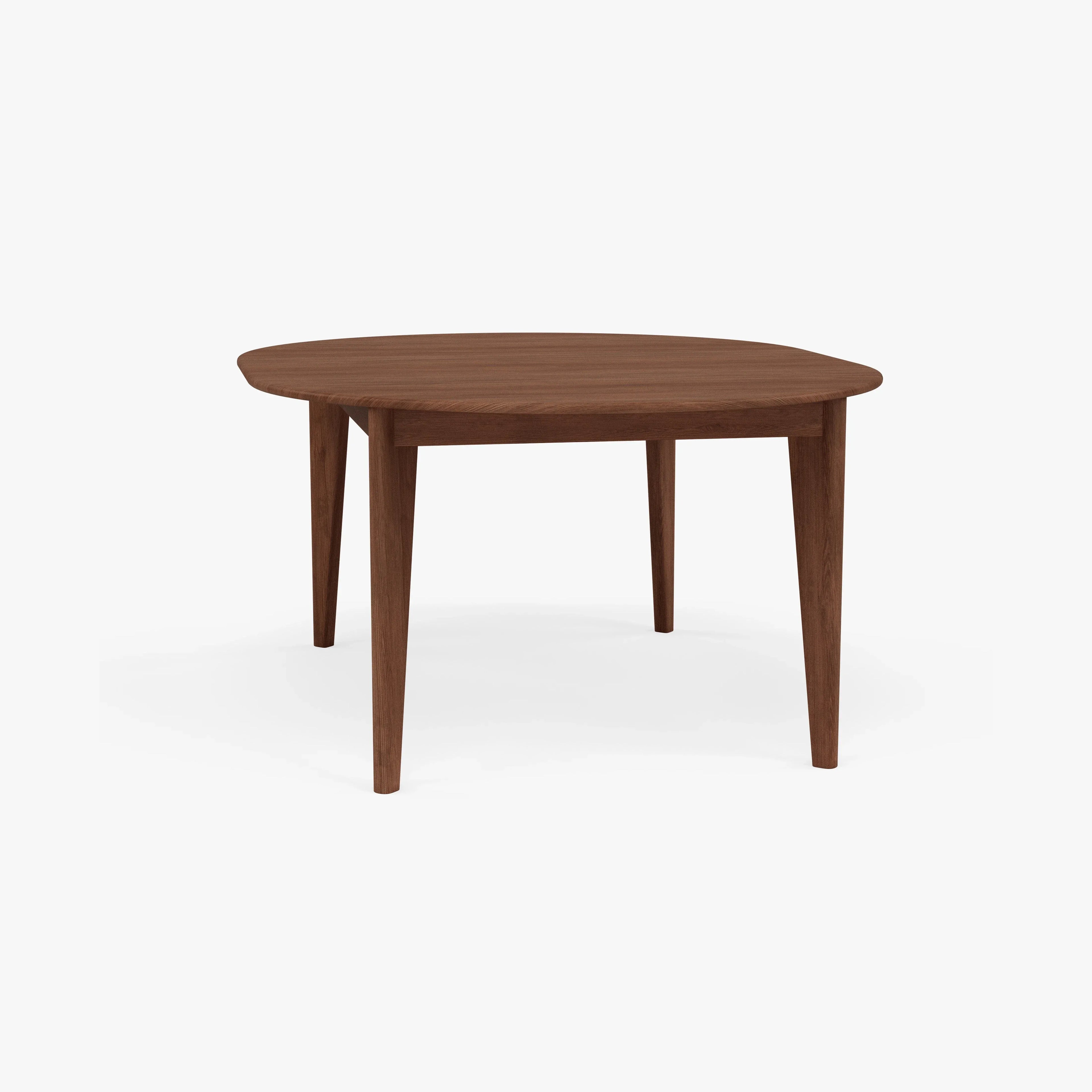 Jackson Dining Table Round Extendable 51-67" x 51" Solid American Walnut