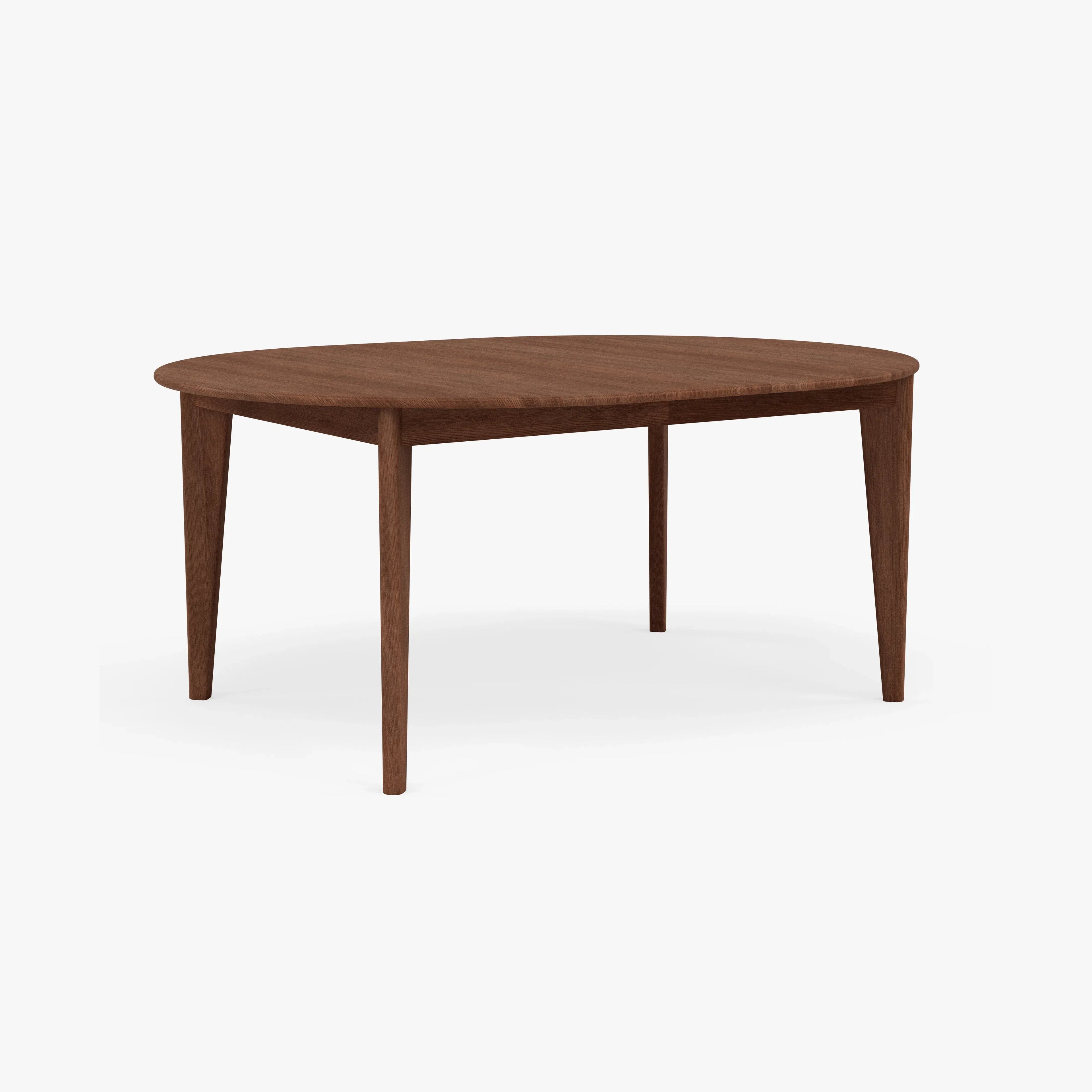 Jackson Dining Table Round Extendable 51-67" x 51" Solid American Walnut