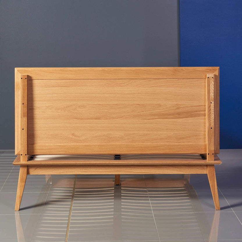 Jolanda Bed Frame King Solid American Oak