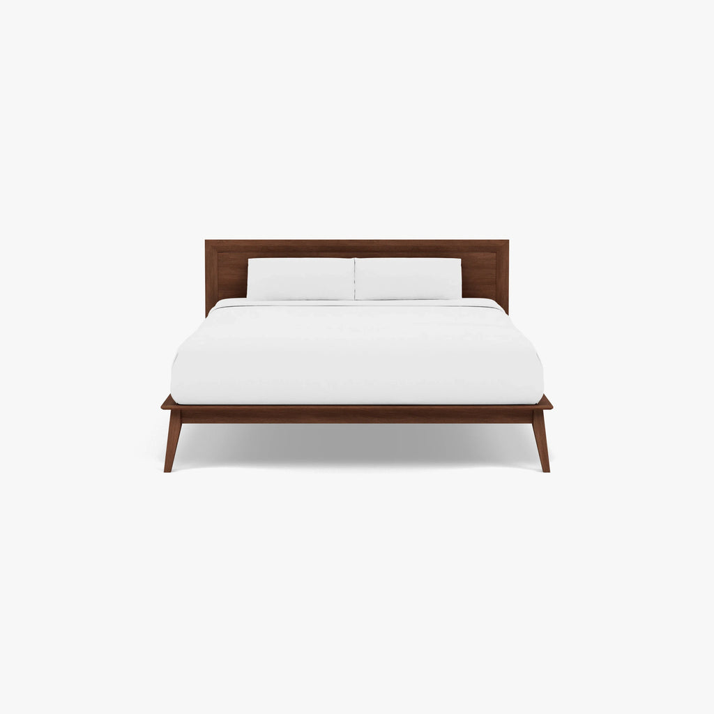 Jolanda Bed Frame King Solid American Walnut