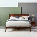 Jolanda Bed Frame King Solid American Walnut