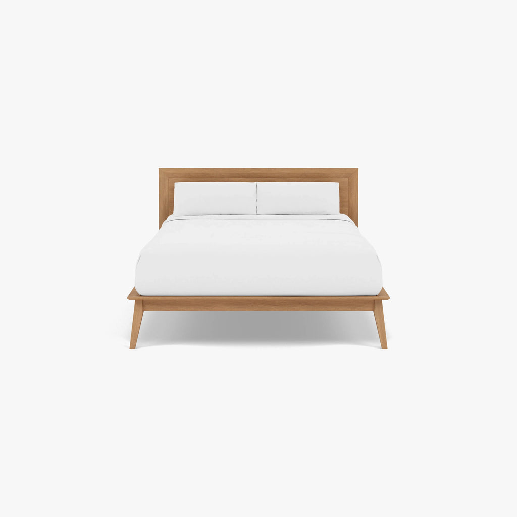 Jolanda Bed Frame Queen Solid American Oak
