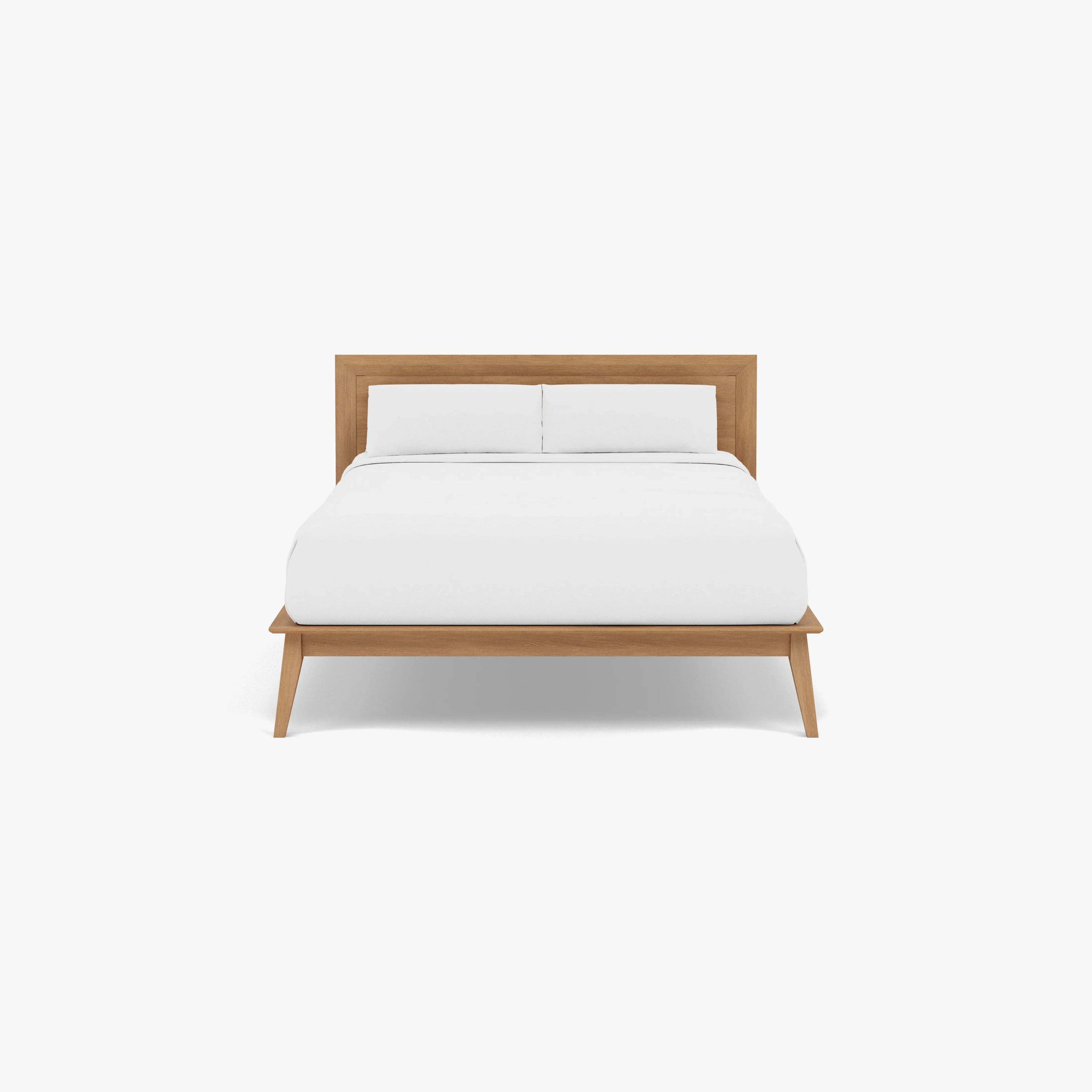 Jolanda Bed Frame Queen Solid American Oak