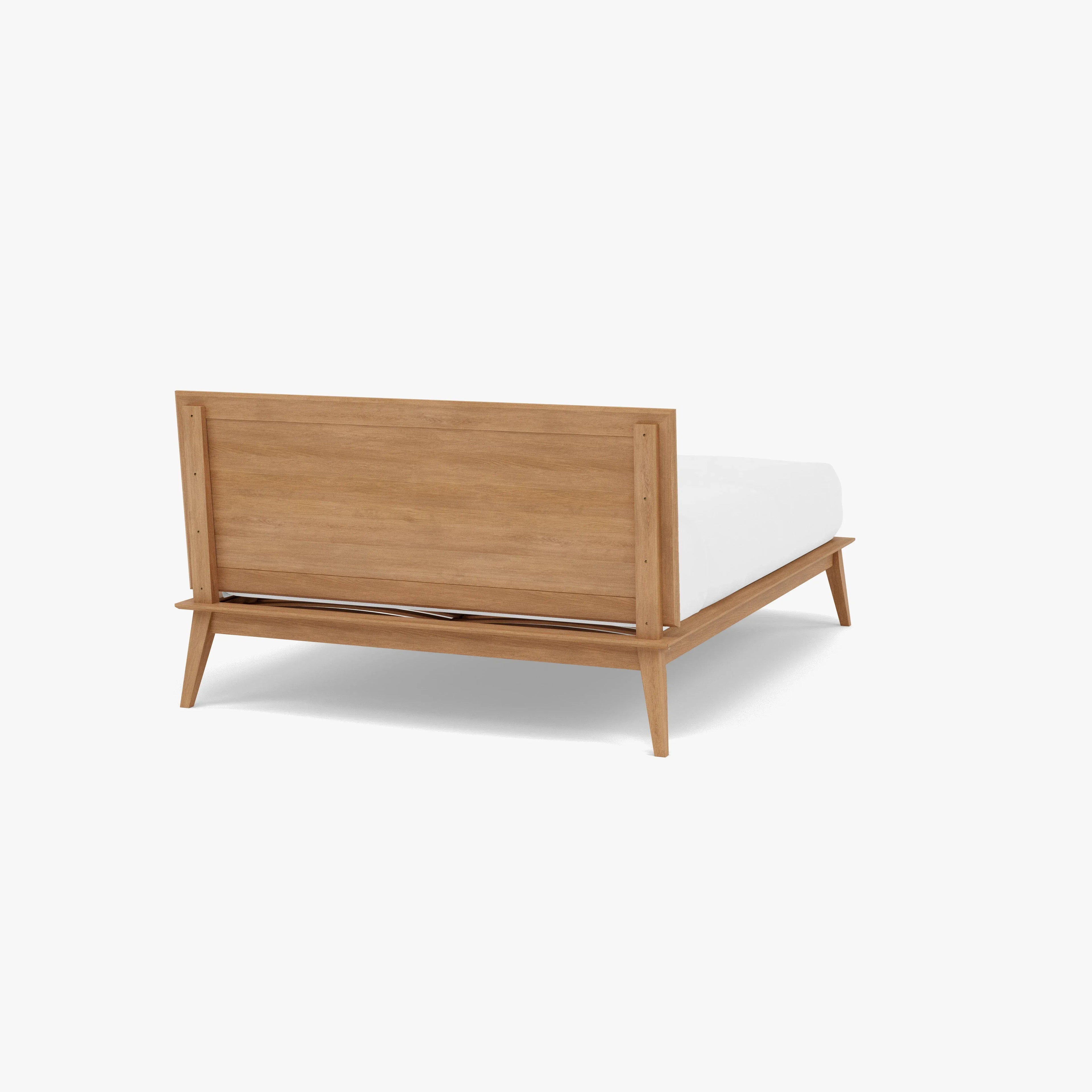 Jolanda Bed Frame Queen Solid American Oak