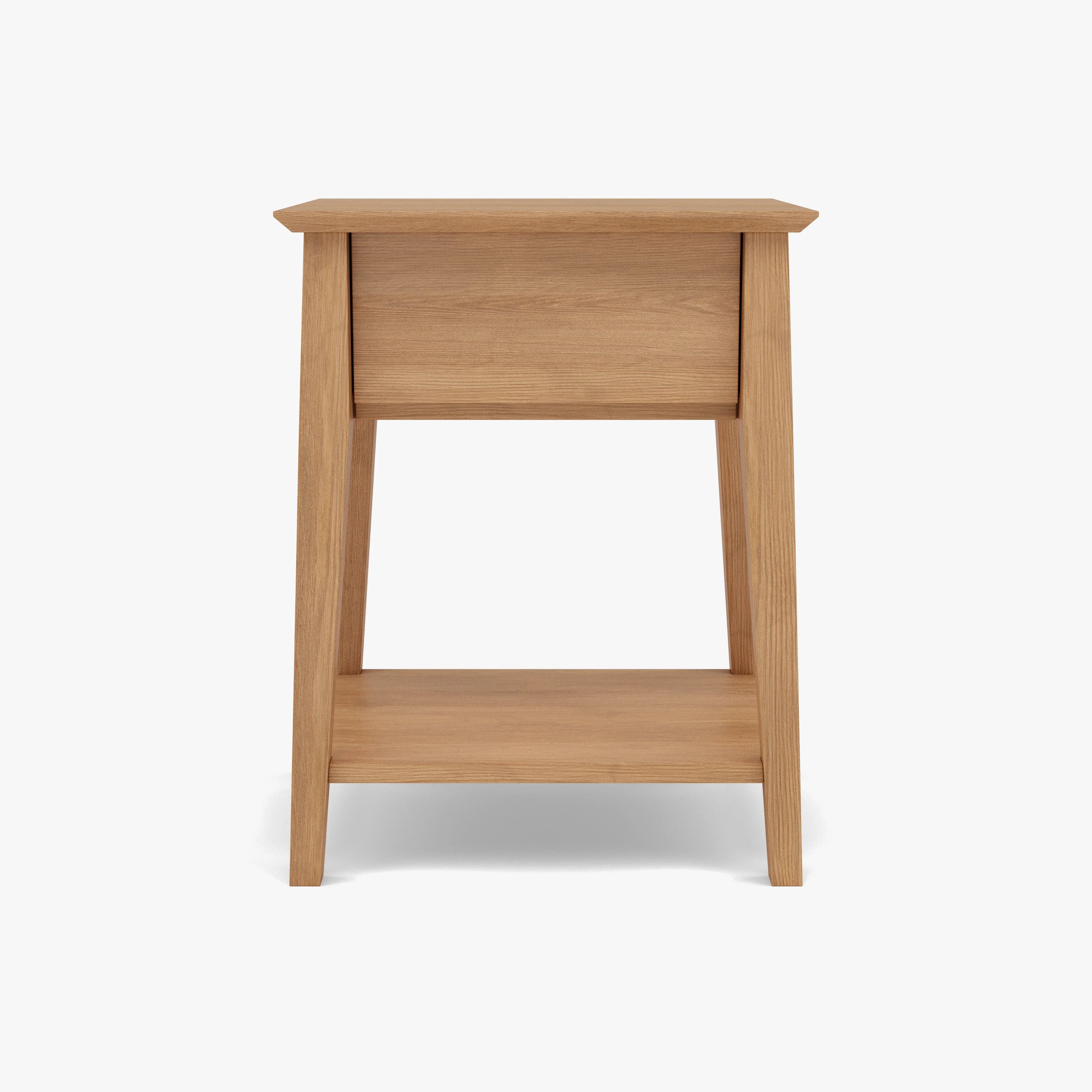 Jolanda Nightstand 1 Drawer 20" x 16" Solid American Oak