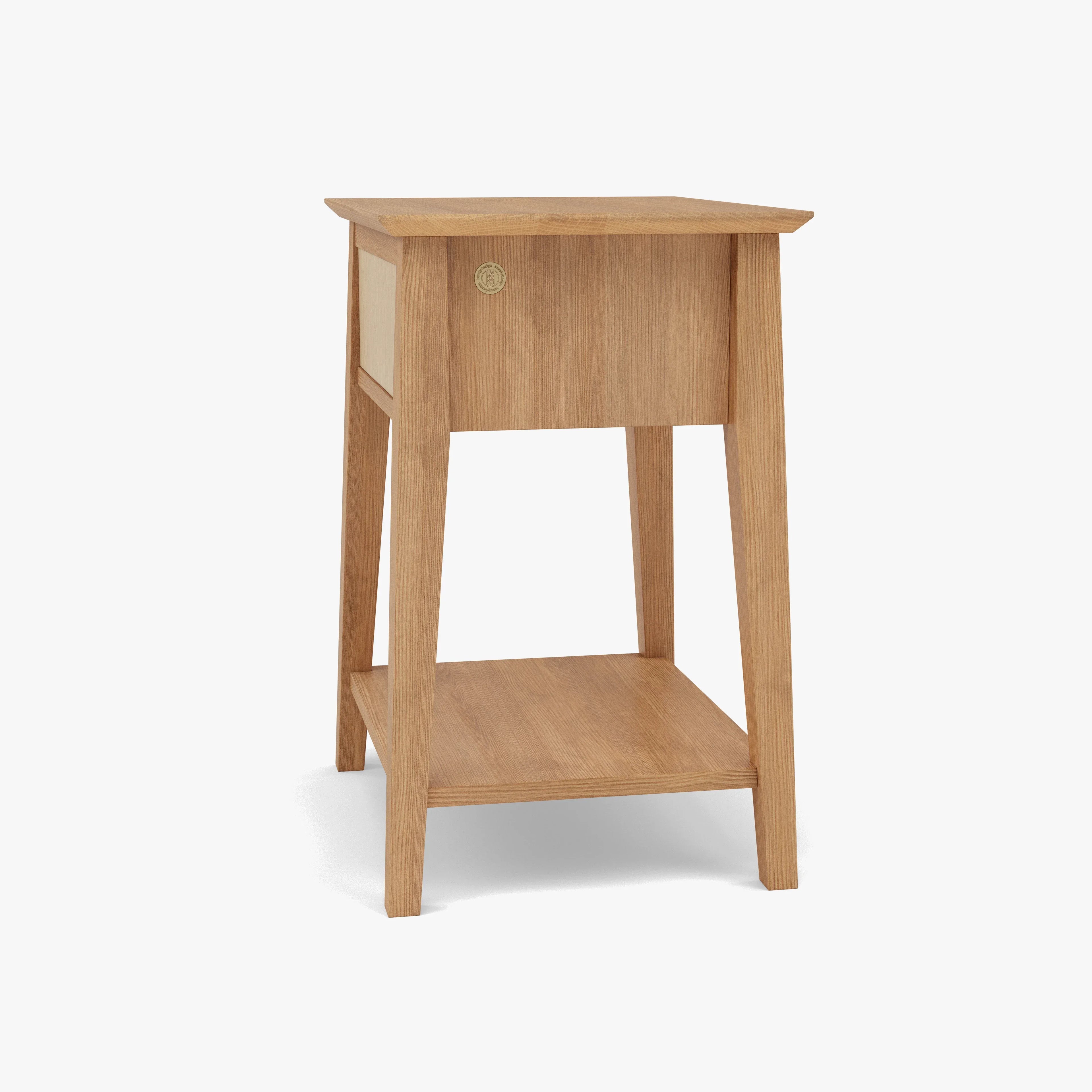 Jolanda Nightstand 1 Drawer 20" x 16" Solid American Oak