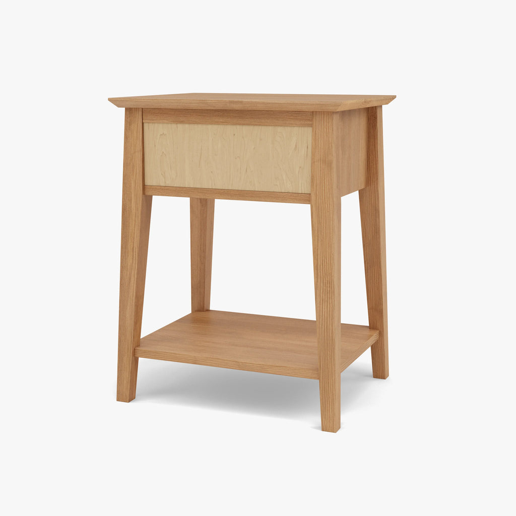 Jolanda Nightstand 1 Drawer 20" x 16" Solid American Oak