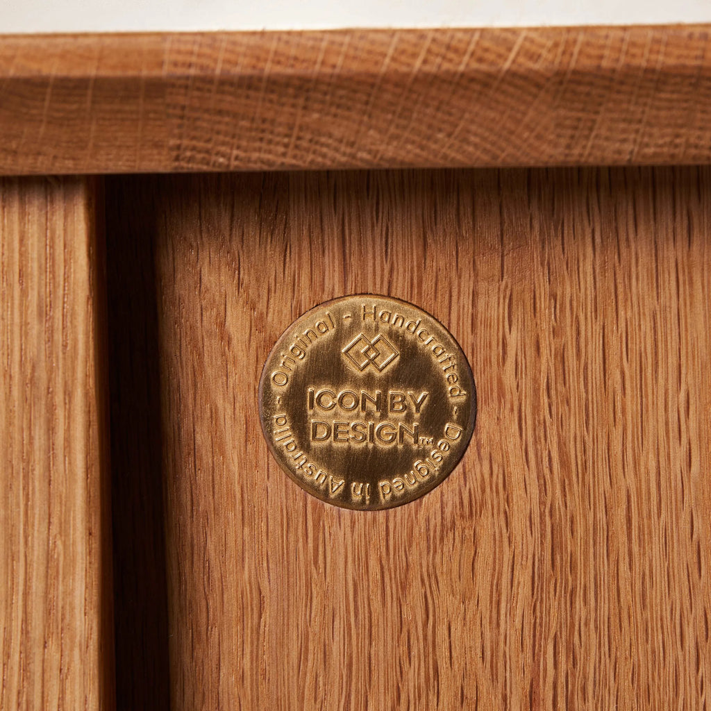 Jolanda Nightstand 1 Drawer 20" x 16" Solid American Oak