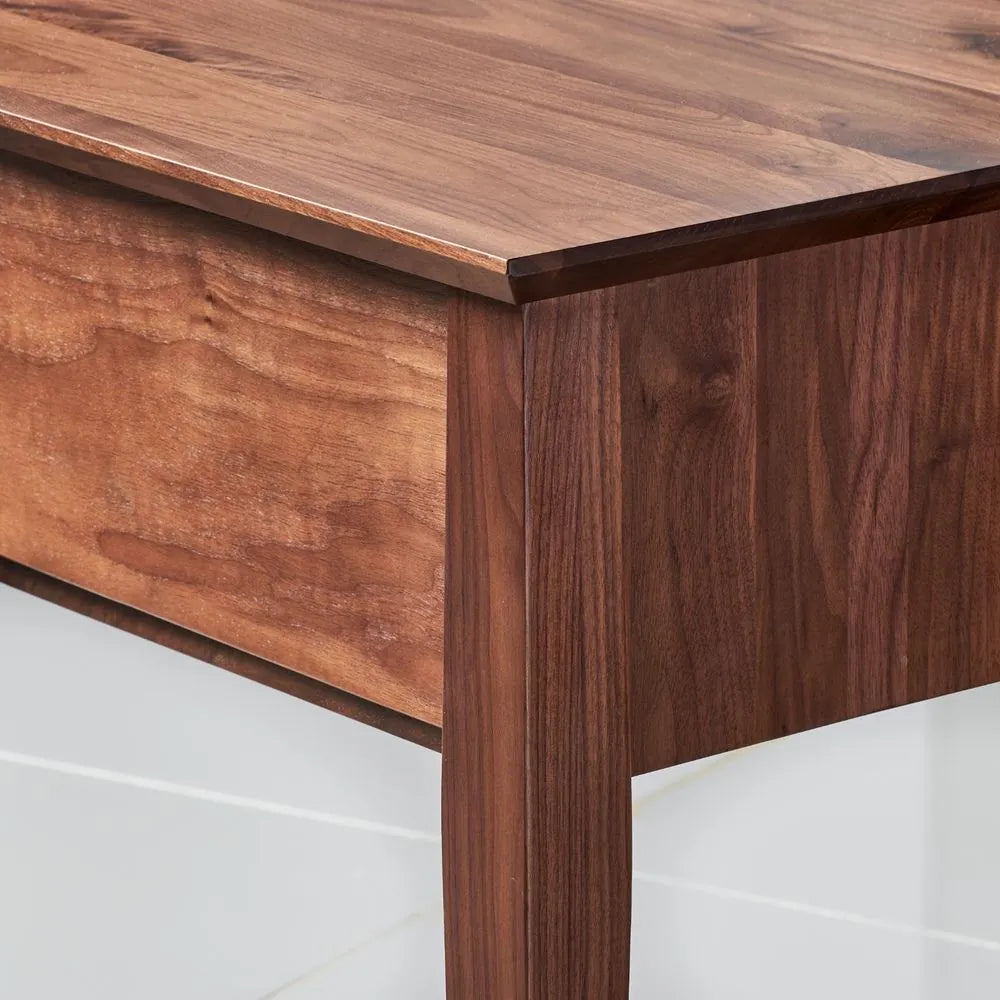Jolanda Nightstand 1 Drawer 20" x 16" Solid American Walnut