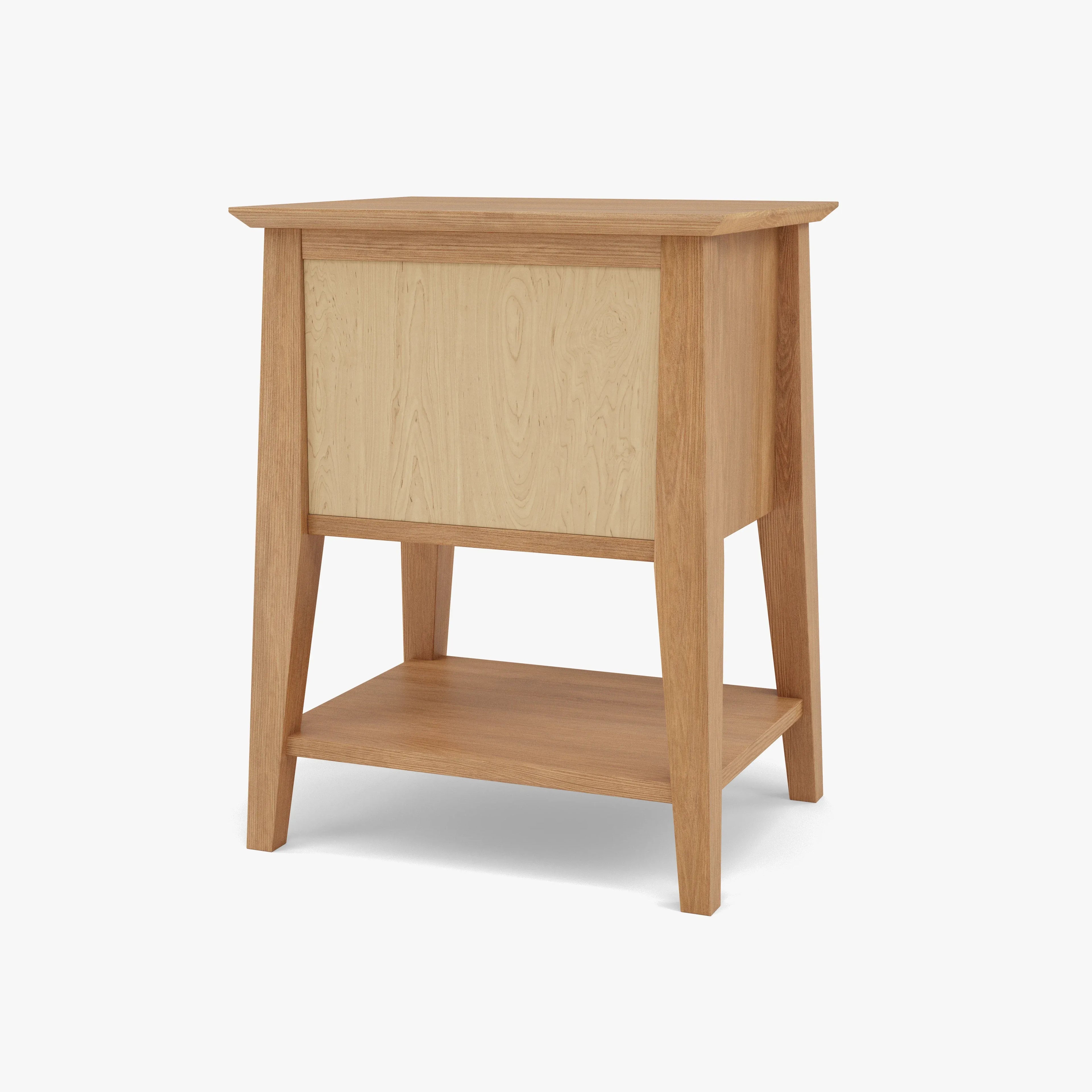 Jolanda Nightstand 2 Drawers 20" x 16" Solid American Oak