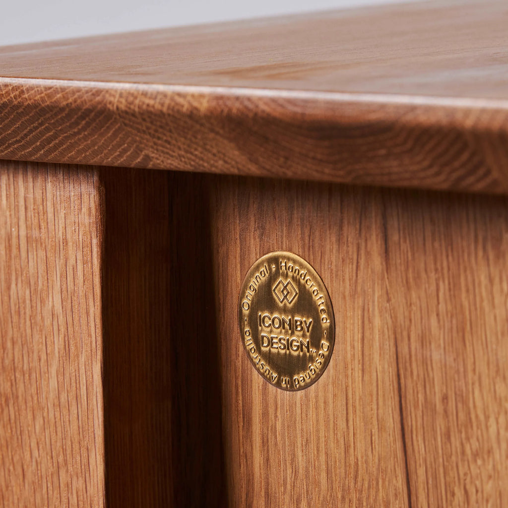 Jolanda Nightstand 2 Drawers 20" x 16" Solid American Oak