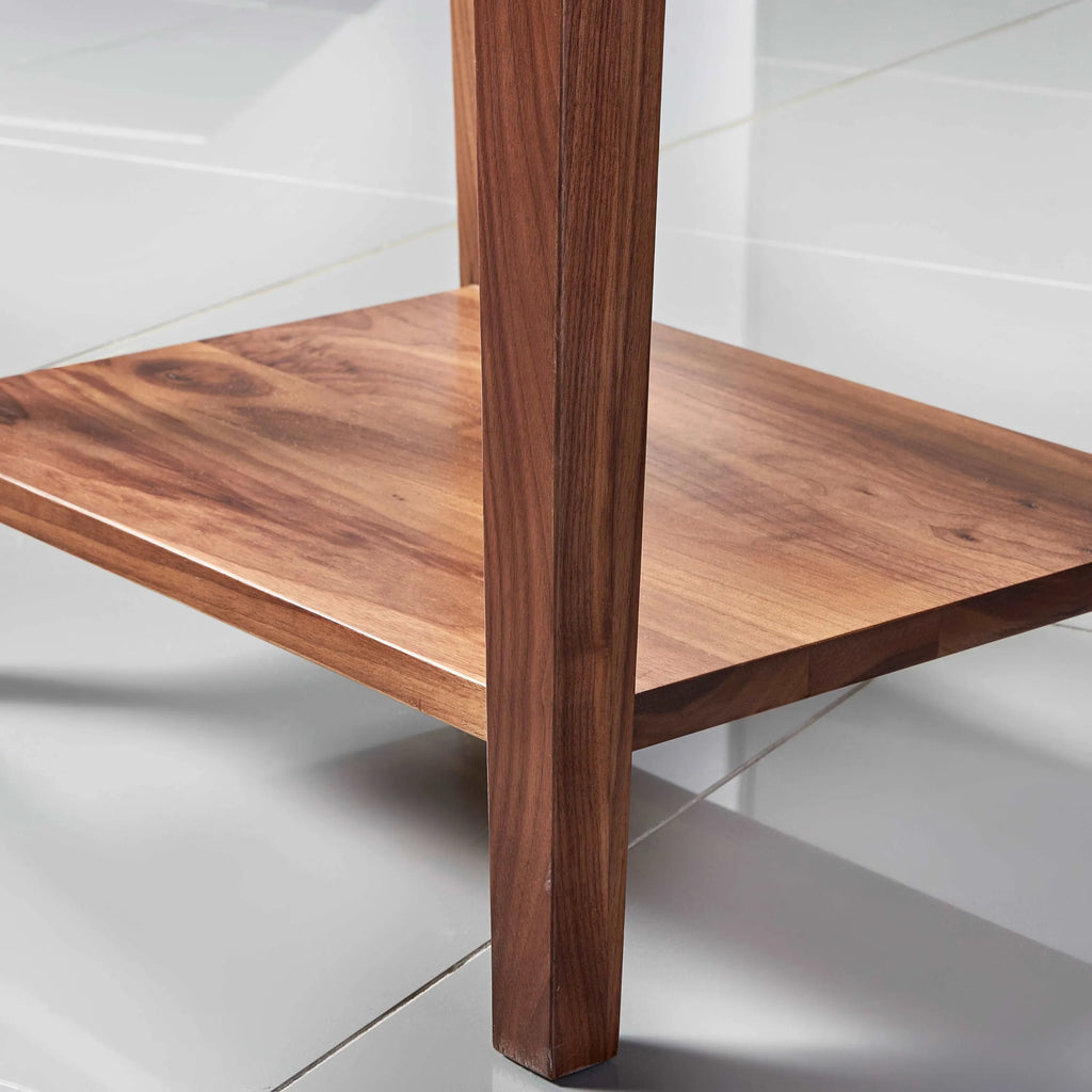 Jolanda Nightstand 2 Drawers 20" x 16" Solid American Walnut