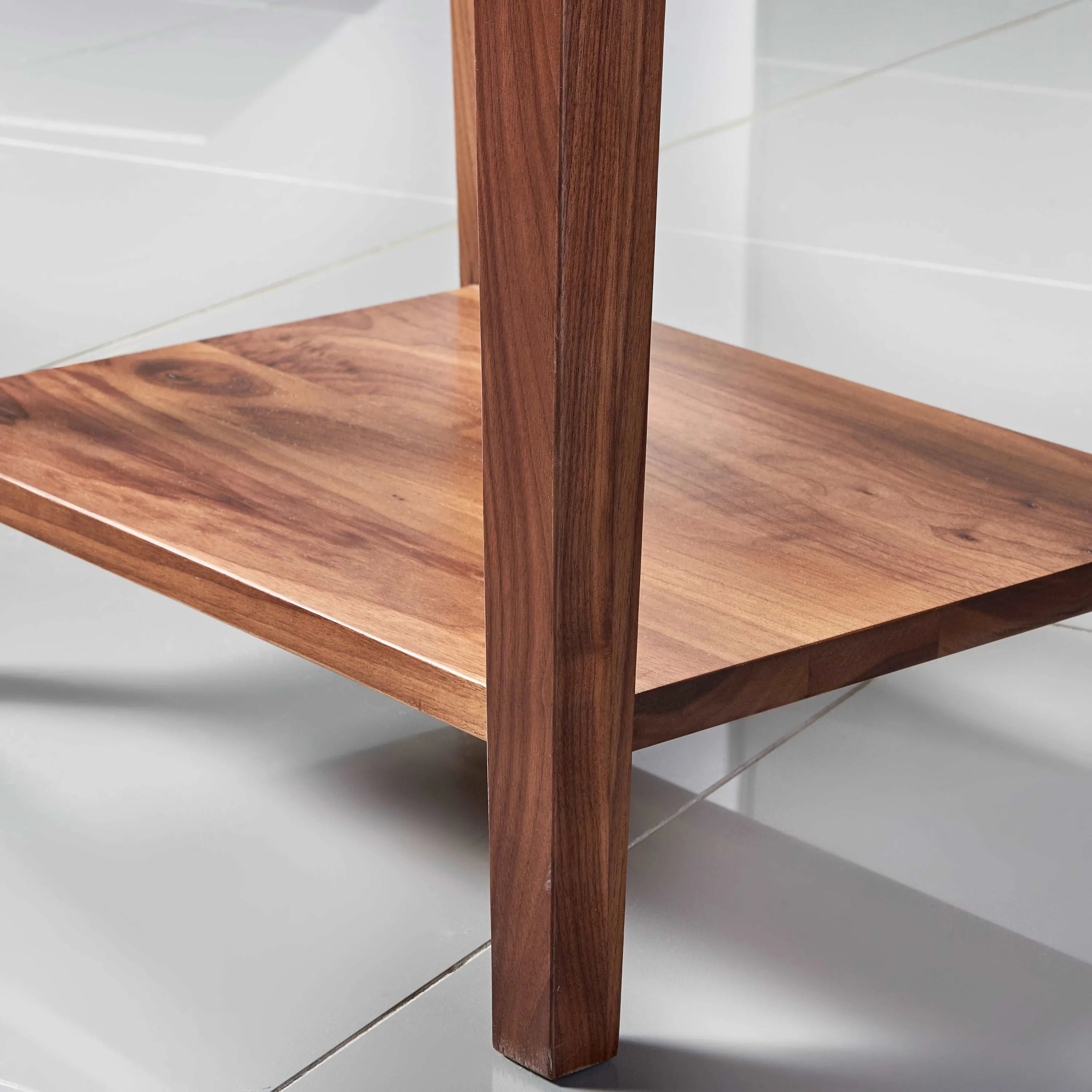 Jolanda Nightstand 2 Drawers 20" x 16" Solid American Walnut