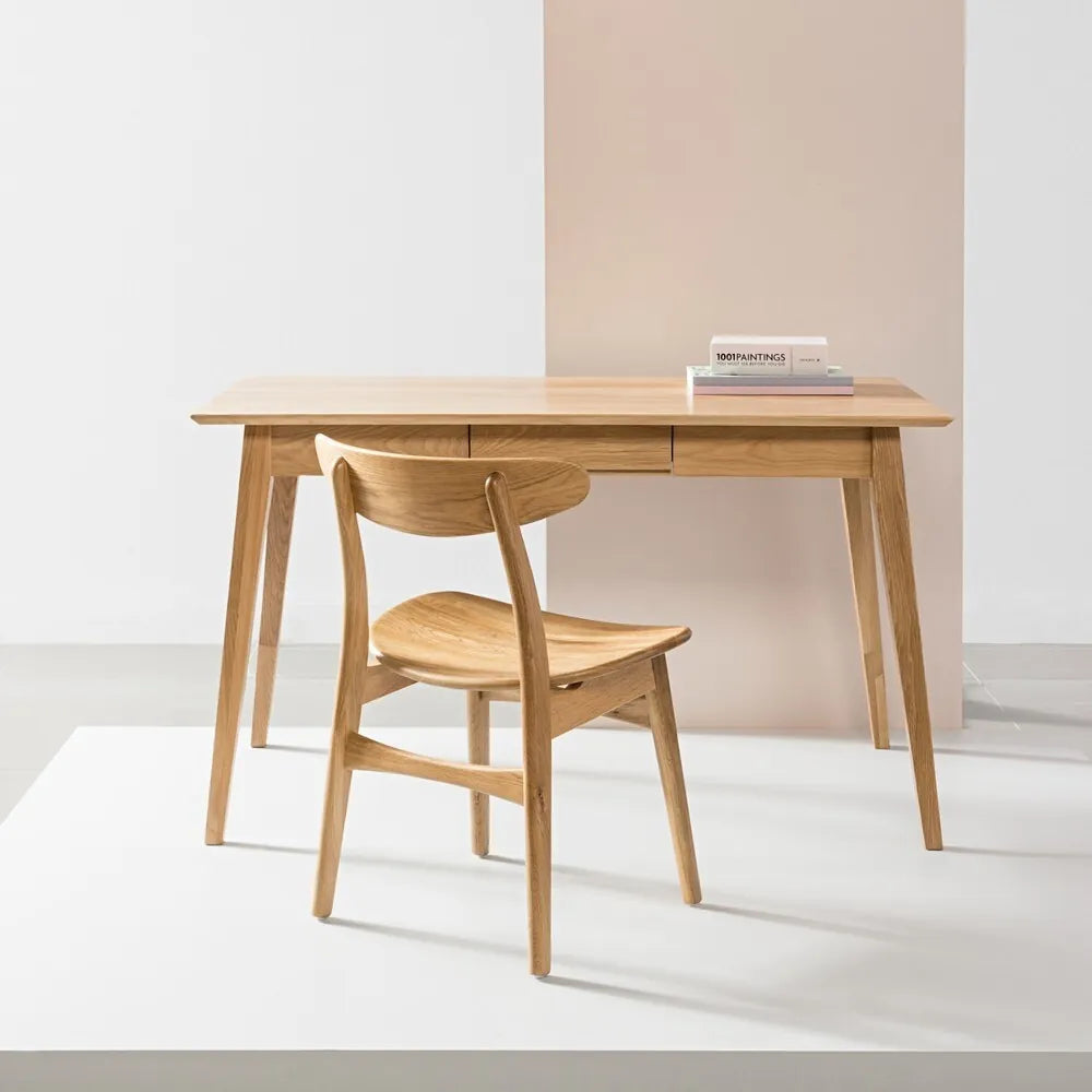 Jolanda Office Desk 51" x 28" Solid American Oak