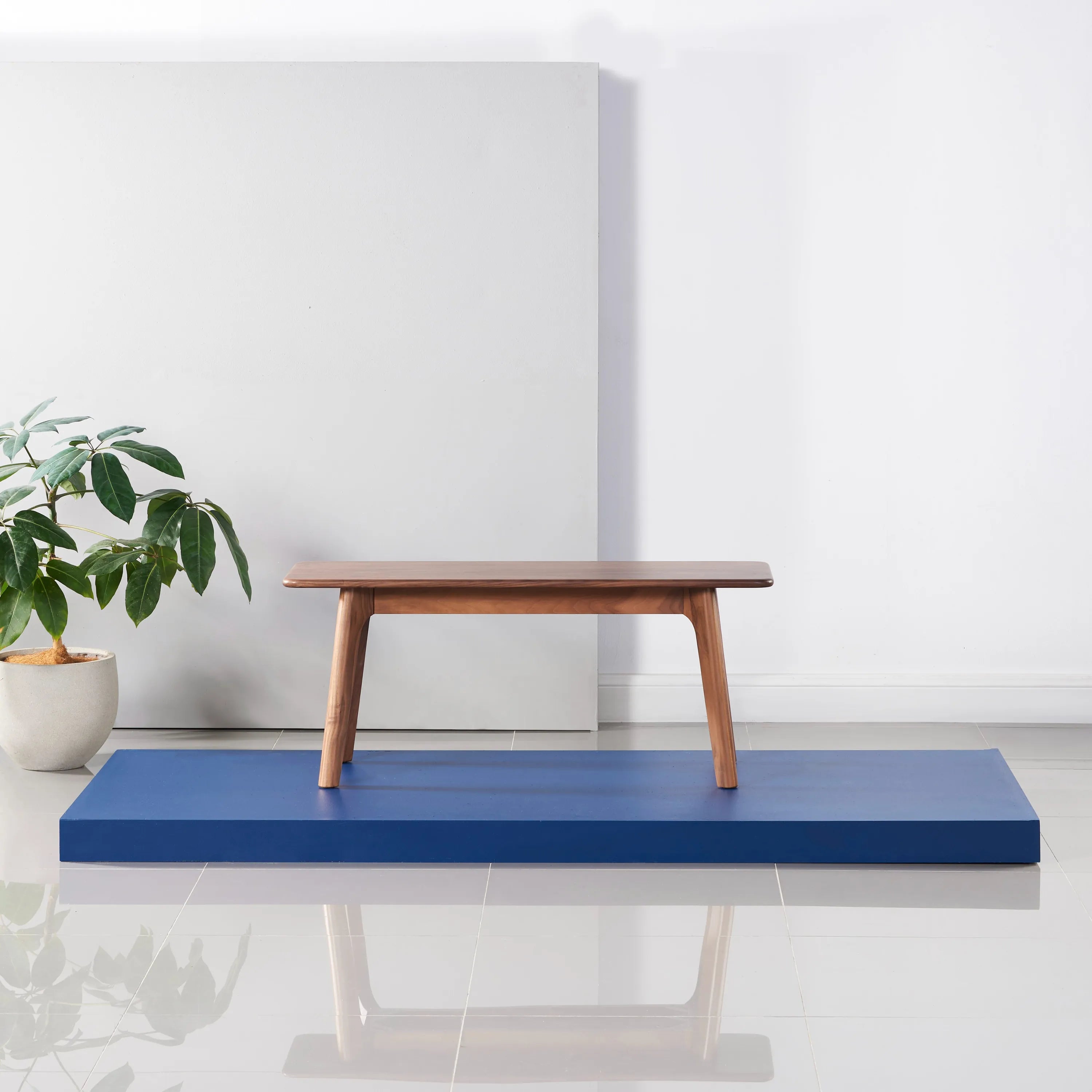 Magnus Bench 43" x 14" Solid American Walnut