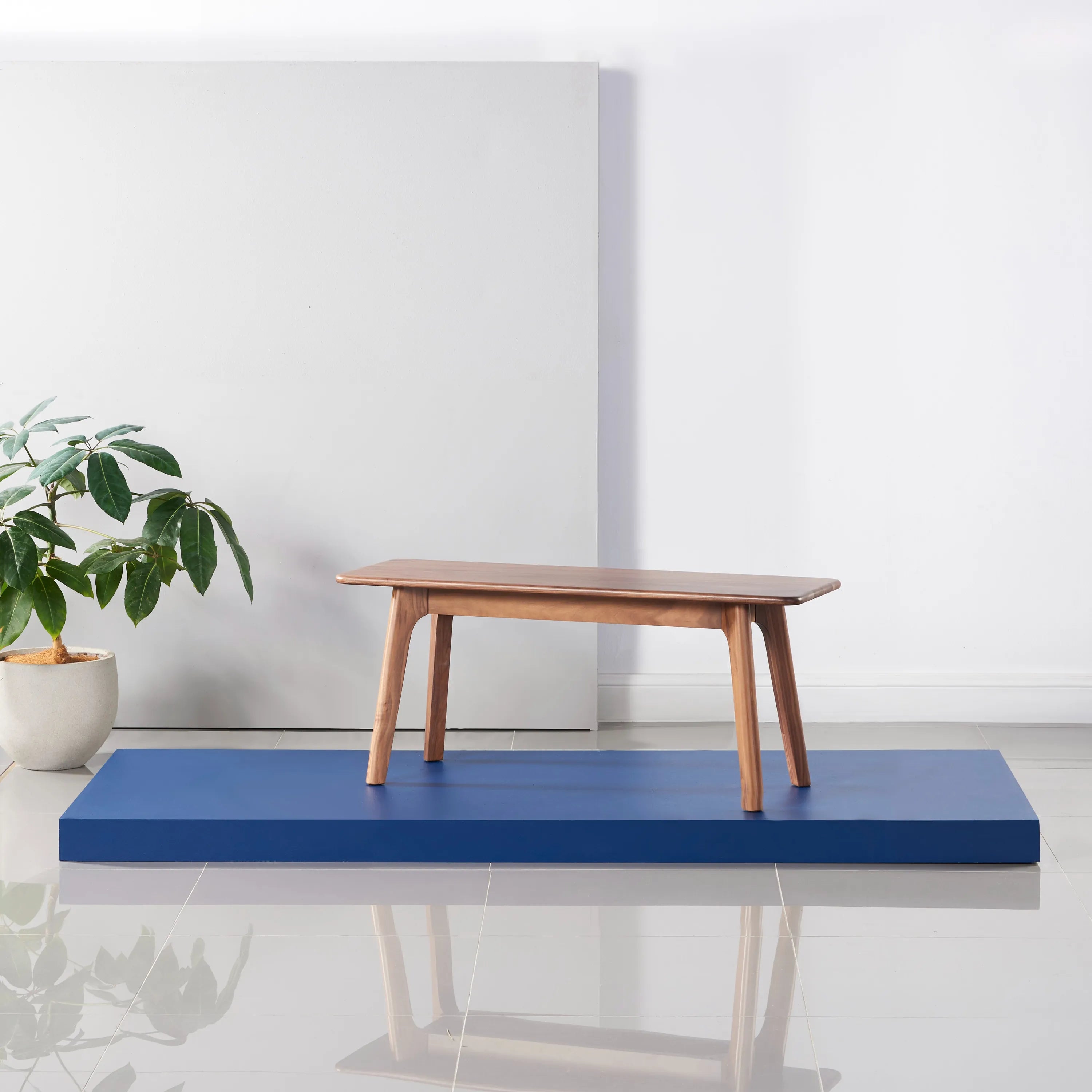 Magnus Bench 43" x 14" Solid American Walnut