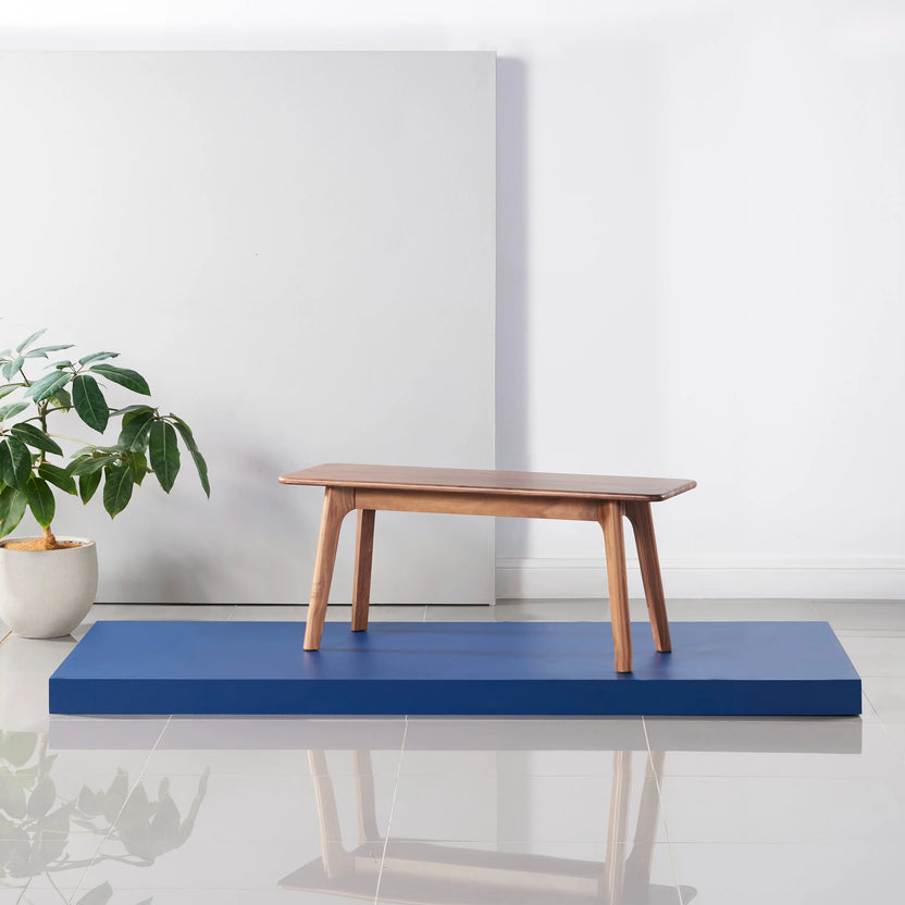 Magnus Bench 43" x 14" Solid American Walnut