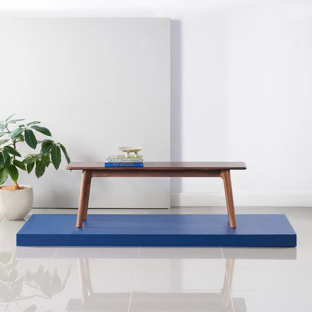 Magnus Bench 55" x 14" Solid American Walnut