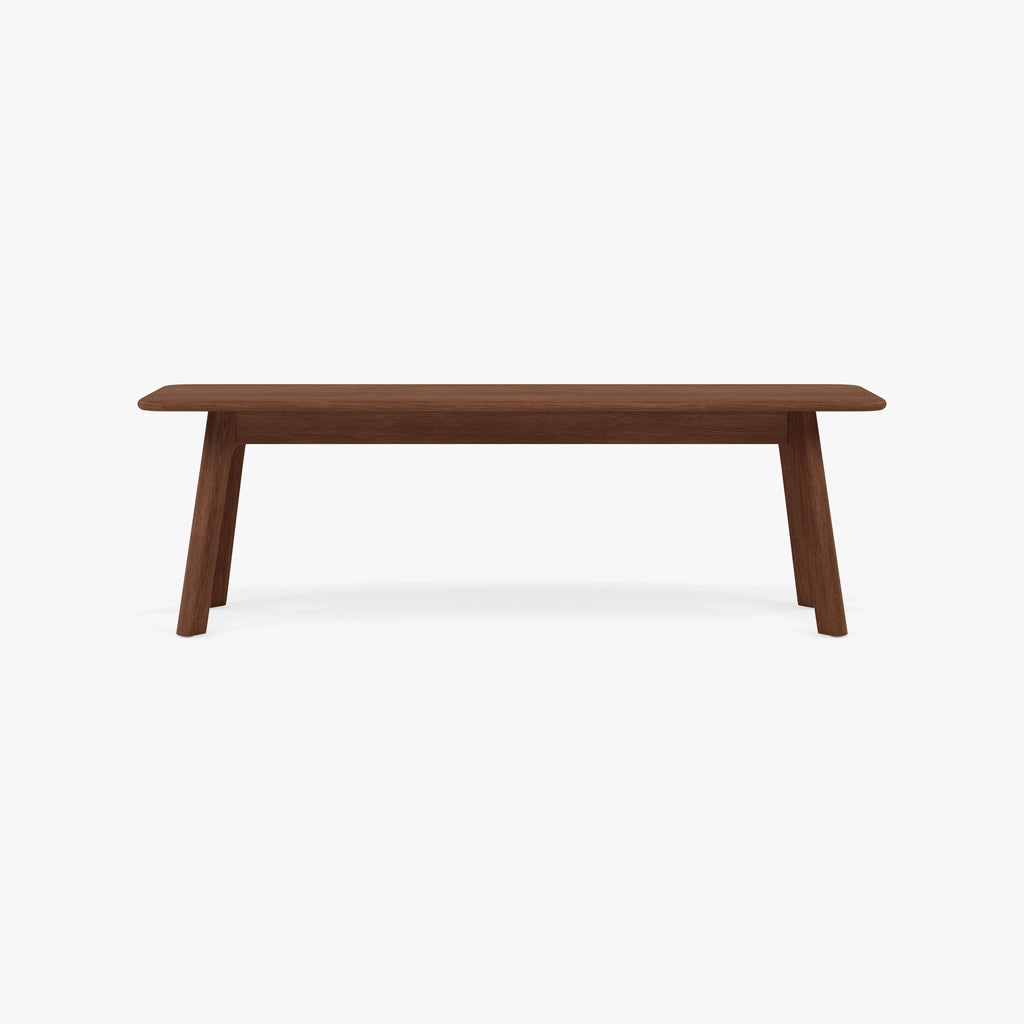 Magnus Bench 55" x 14" Solid American Walnut