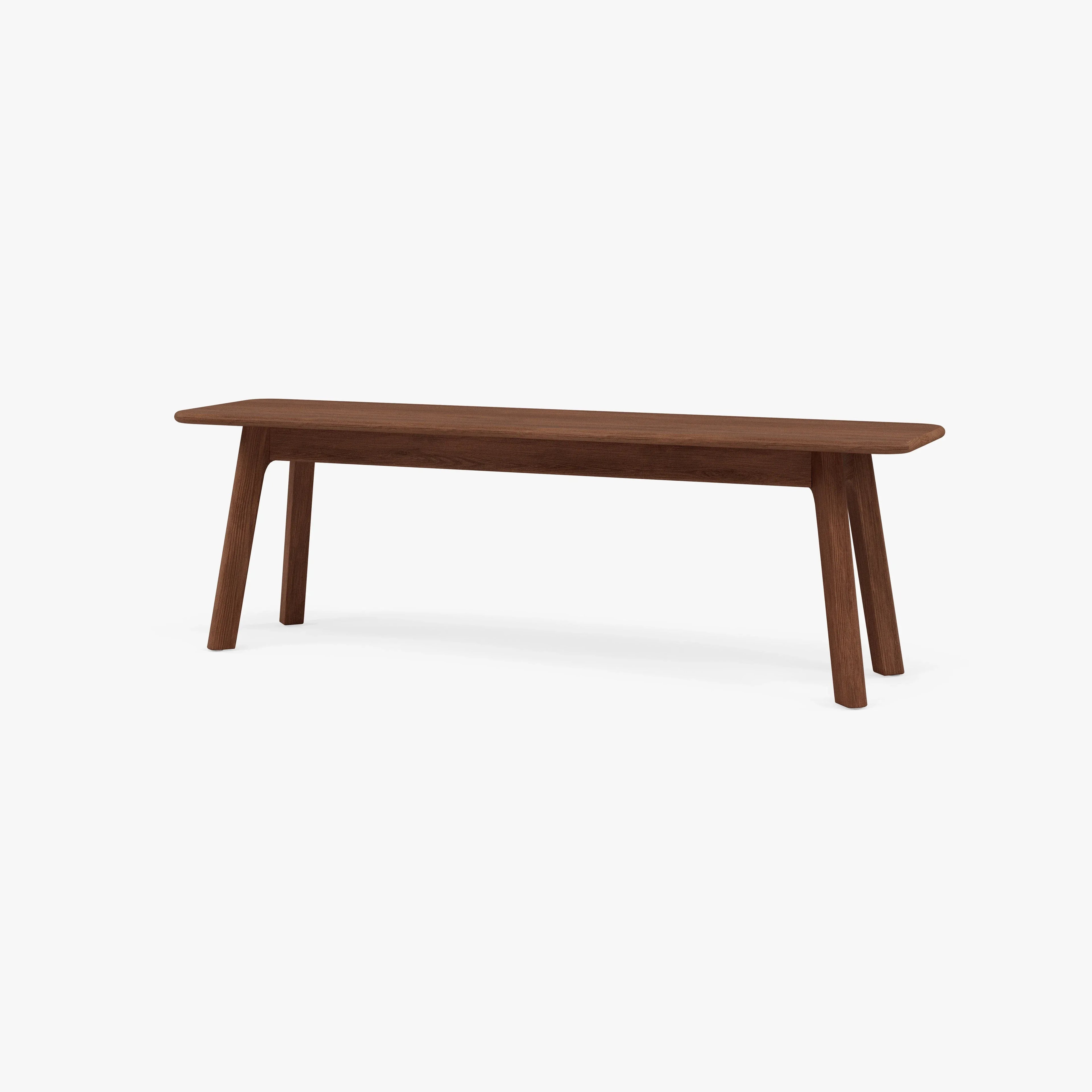 Magnus Bench 55" x 14" Solid American Walnut