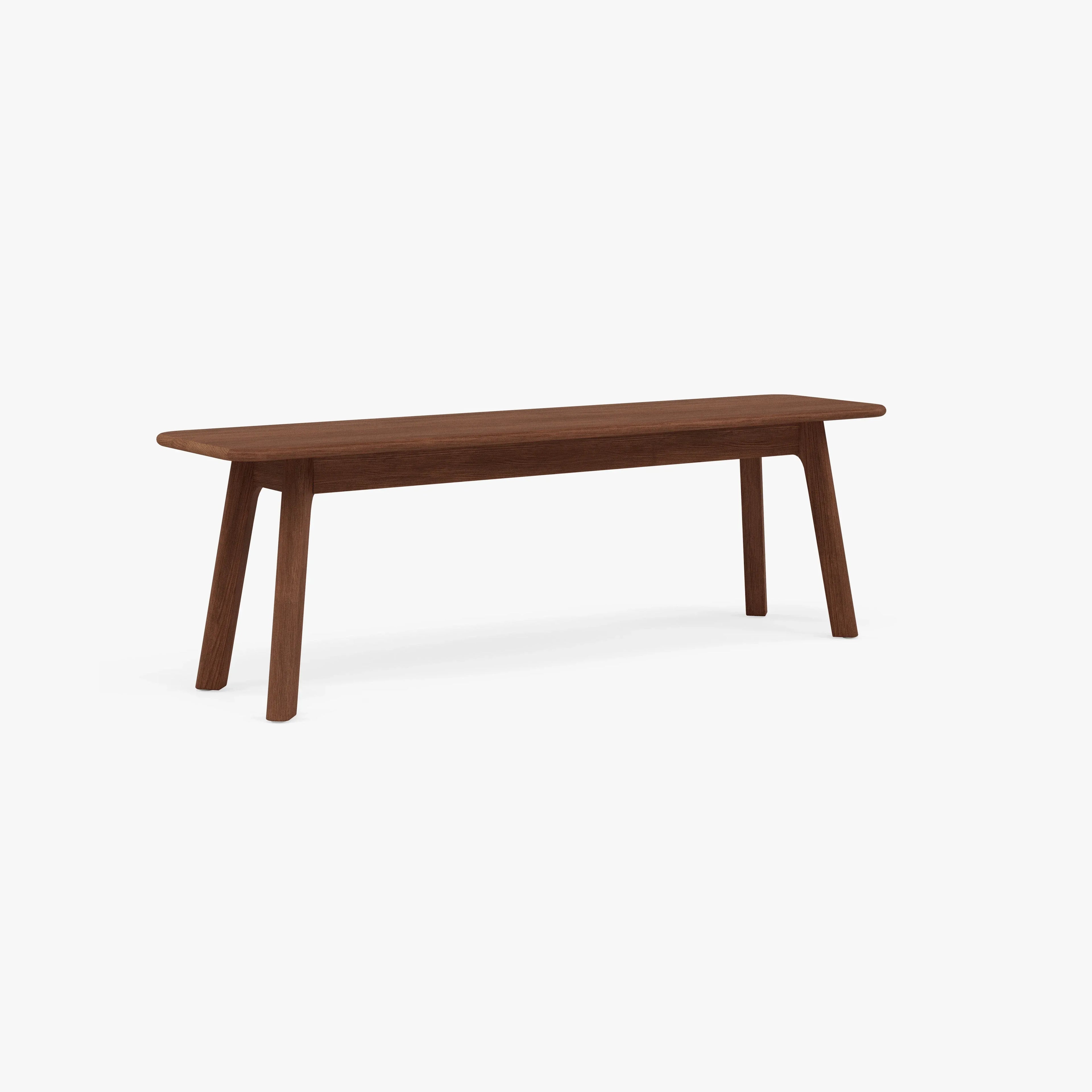 Magnus Bench 55" x 14" Solid American Walnut