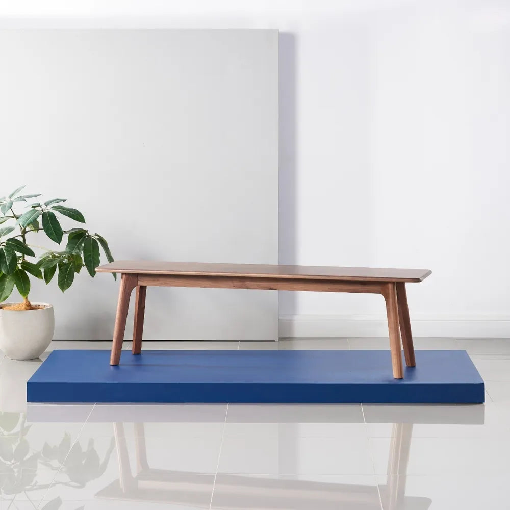 Magnus Bench 63" x 14" Solid American Walnut