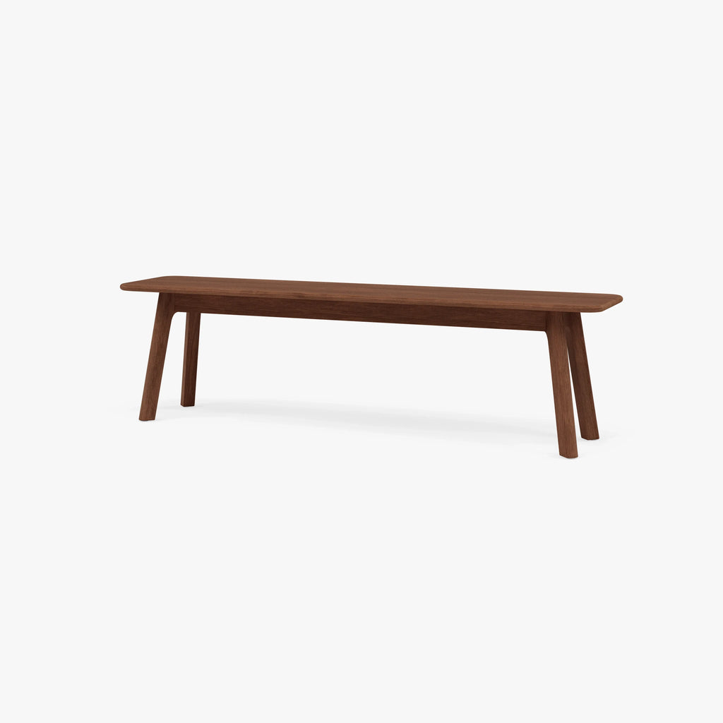 Magnus Bench 63" x 14" Solid American Walnut