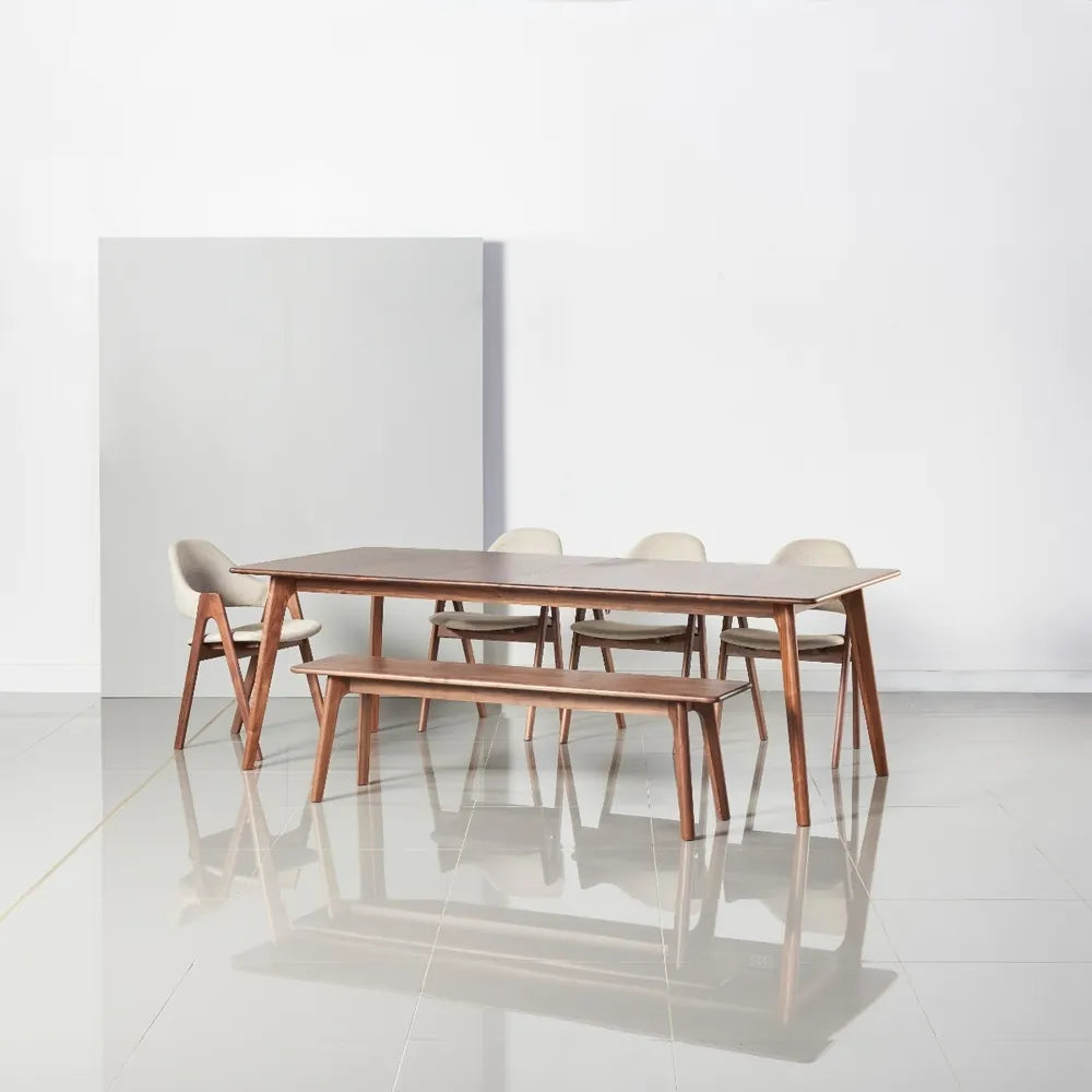 Magnus Bench 63" x 14" Solid American Walnut