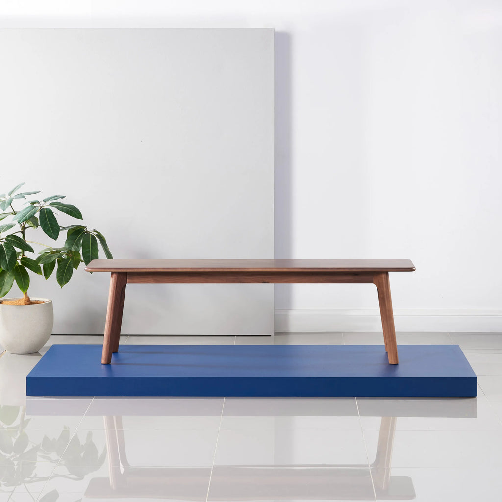 Magnus Bench 63" x 14" Solid American Walnut