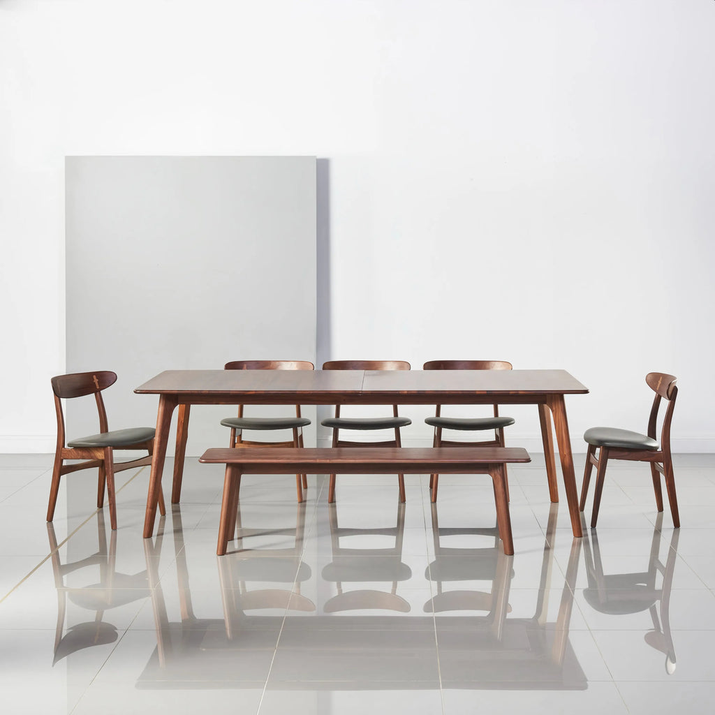 Magnus Bench 63" x 14" Solid American Walnut