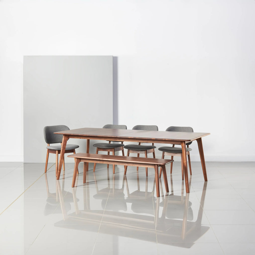 Magnus Bench 63" x 14" Solid American Walnut