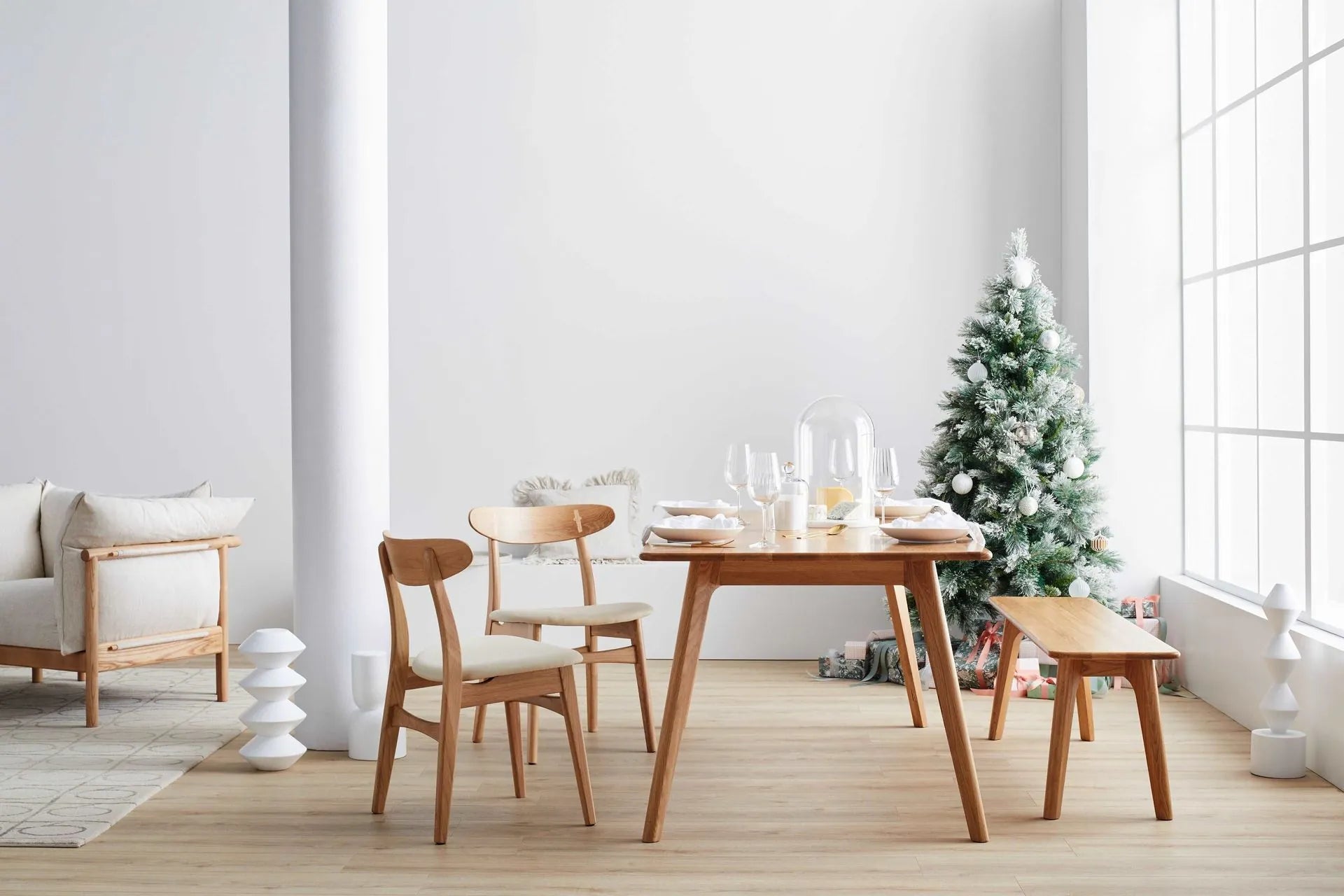 Magnus Bench Solid American Oak