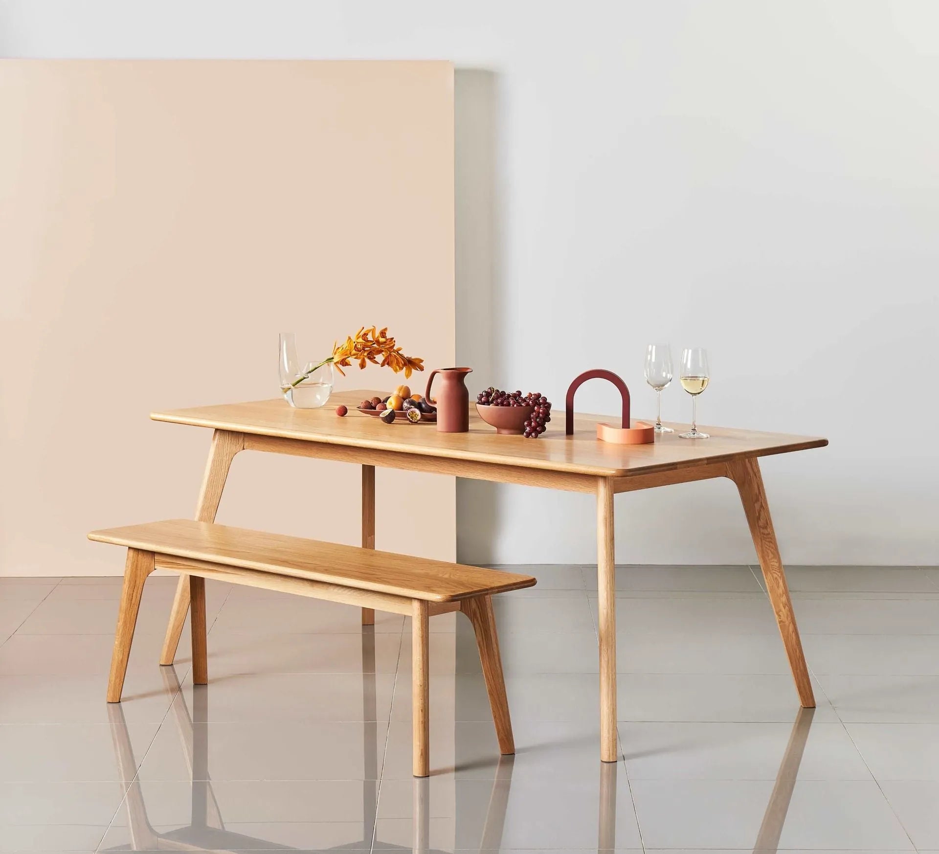 Magnus Bench Solid American Oak