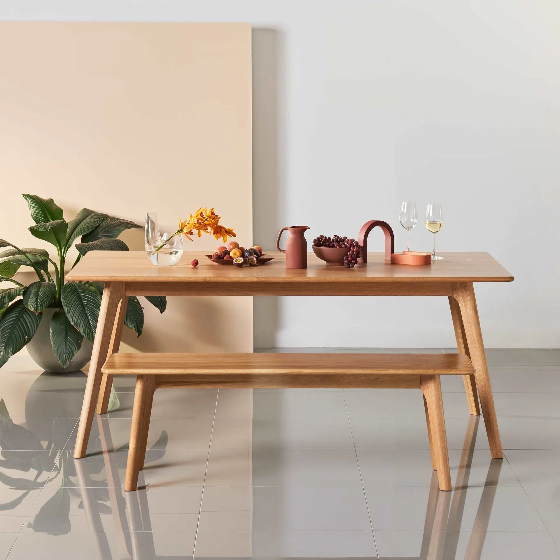 Magnus Bench Solid American Oak