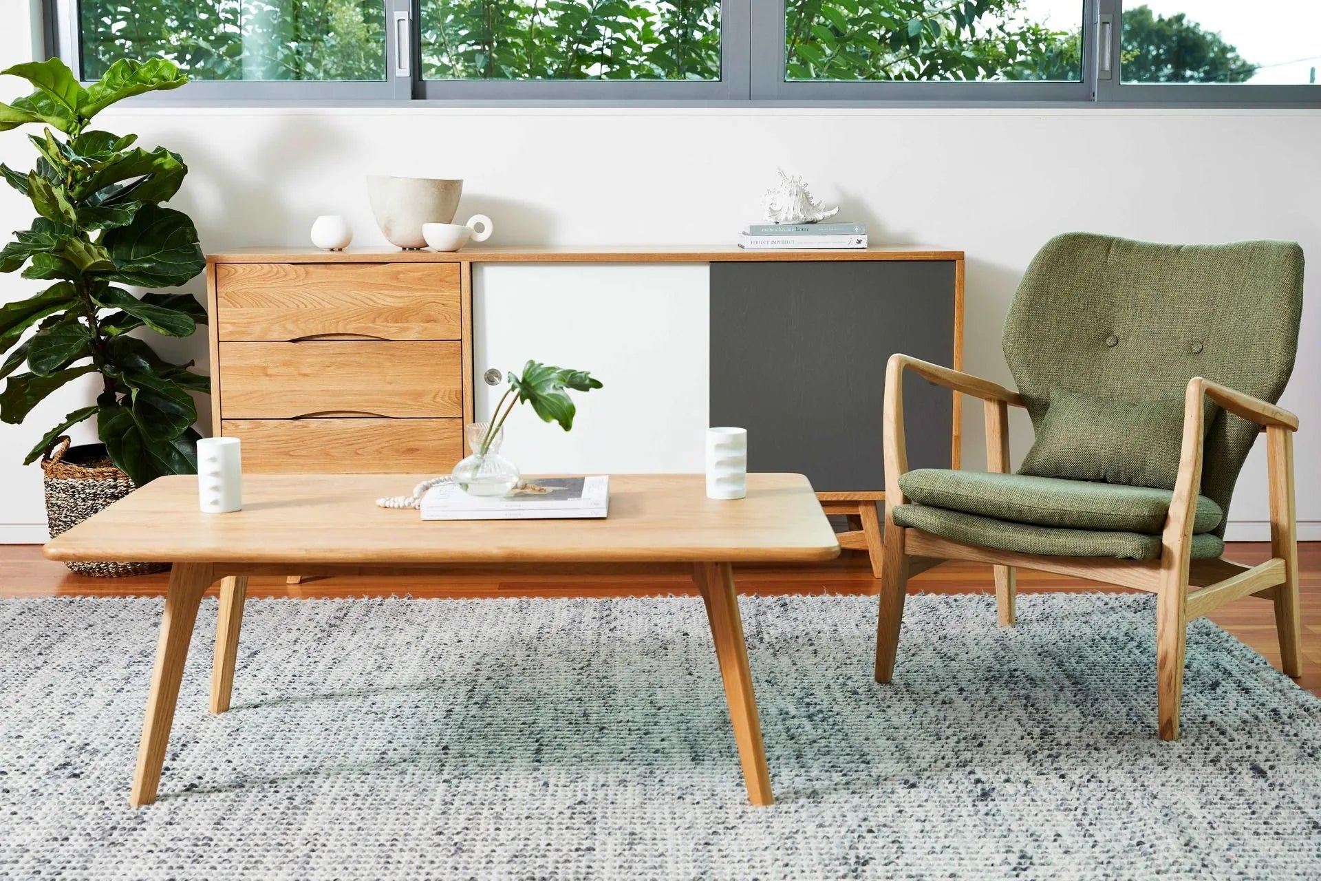 Magnus Coffee Table 47" x 28" Solid American Oak