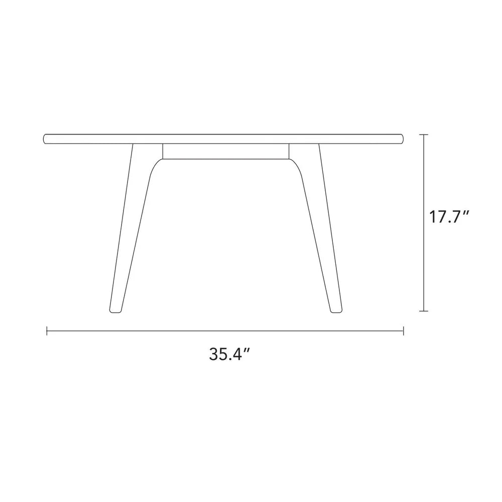 Magnus Coffee Table Round 35" Diameter Solid American Oak