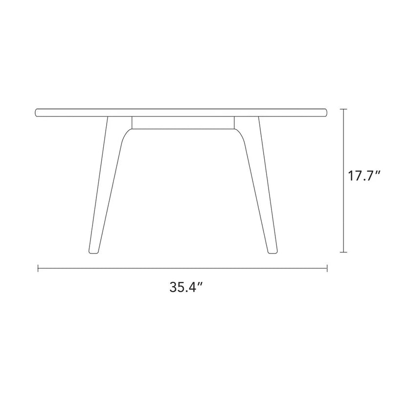 Magnus Coffee Table Round 35" Diameter Solid American Oak