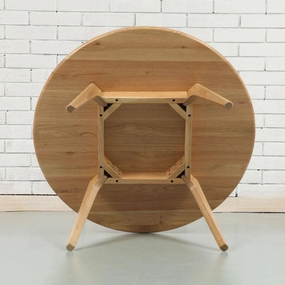 Magnus Coffee Table Round 35" Diameter Solid American Oak