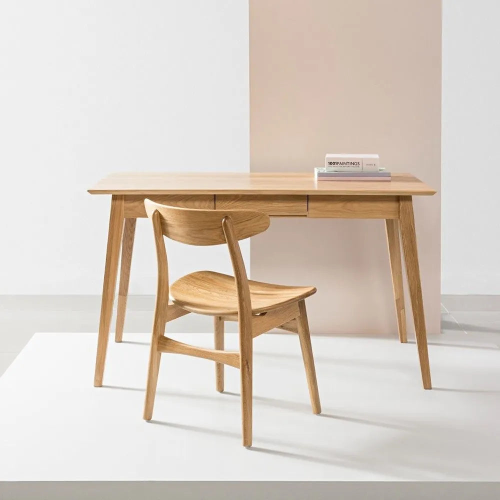 Magnus Dining Chair Solid Seat Solid American Oak