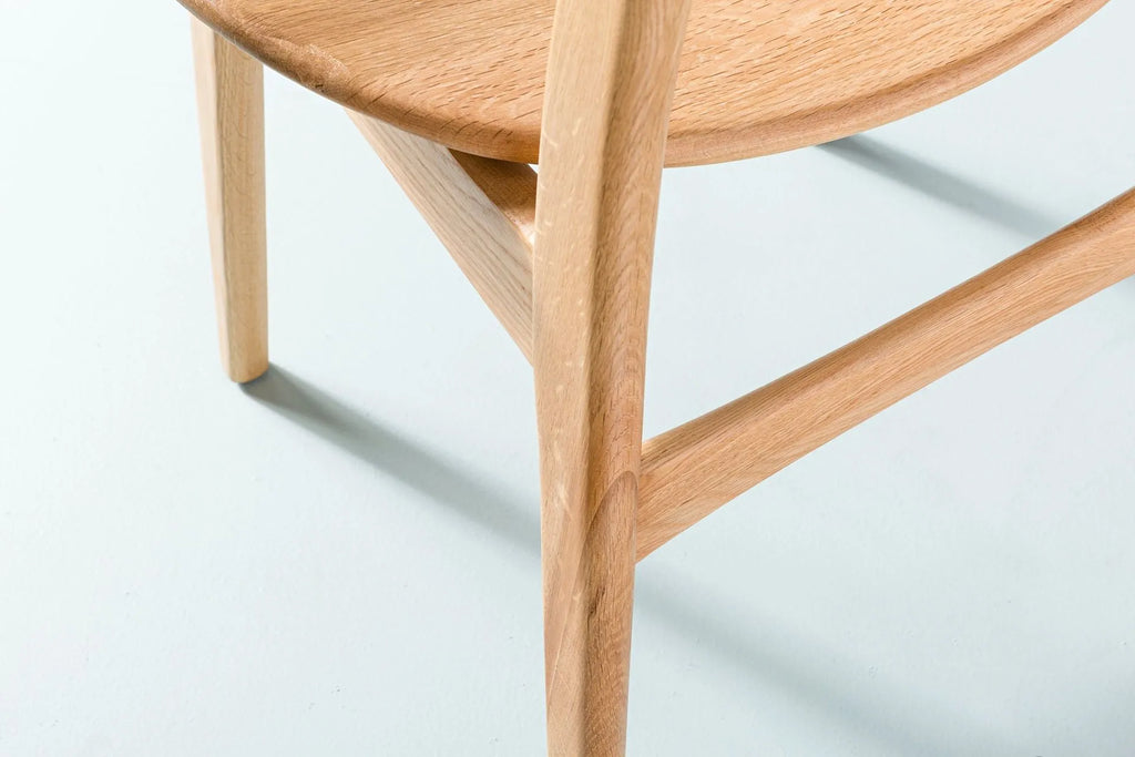 Magnus Dining Chair Solid Seat Solid American Oak