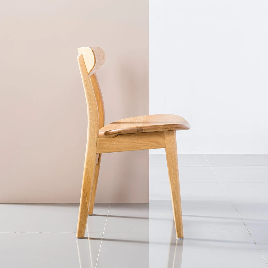 Magnus Dining Chair Solid Seat Solid American Oak