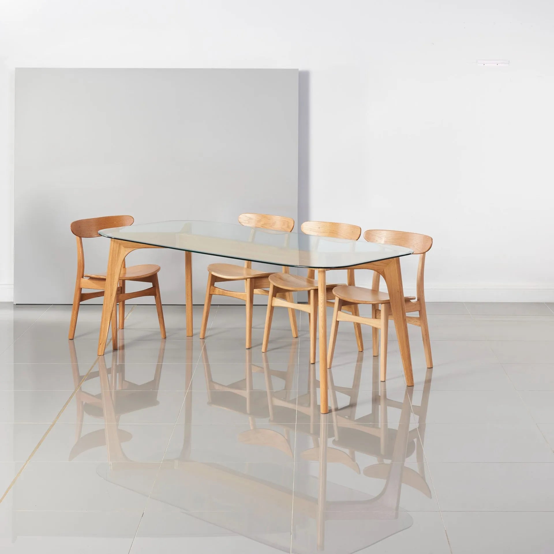 Magnus Dining Chair Solid Seat Solid American Oak