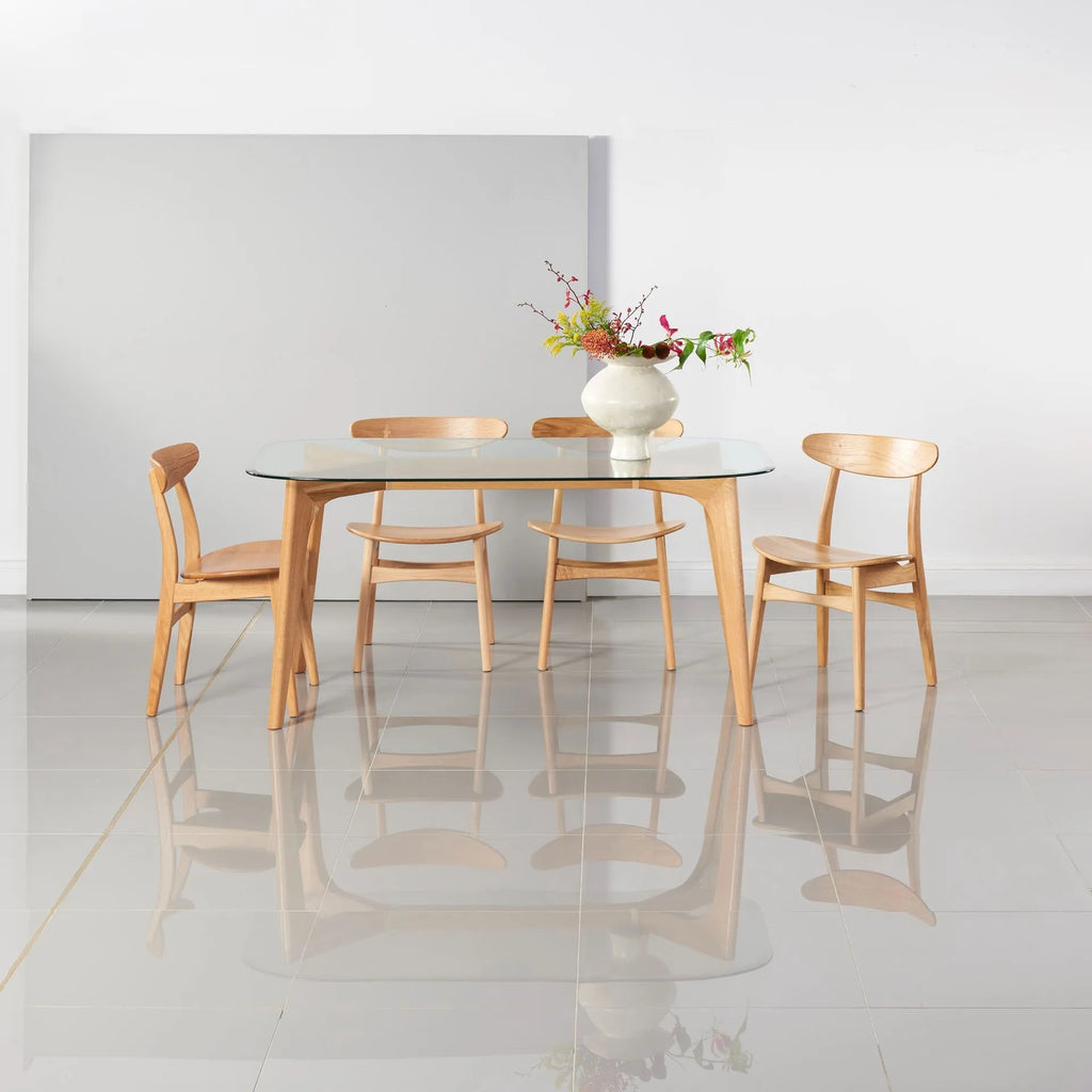 Magnus Dining Chair Solid Seat Solid American Oak