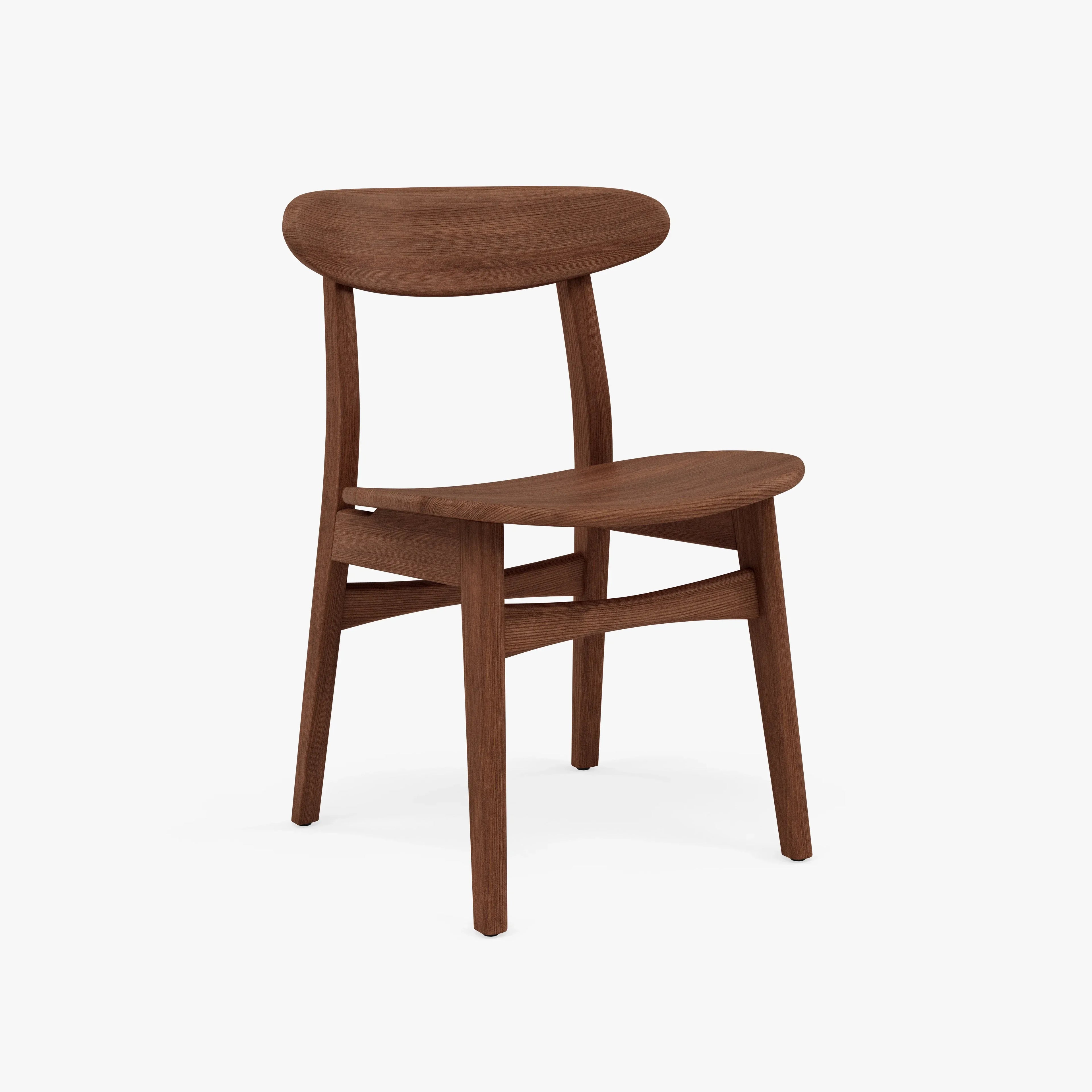 Magnus Dining Chair Solid Seat Solid American Walnut