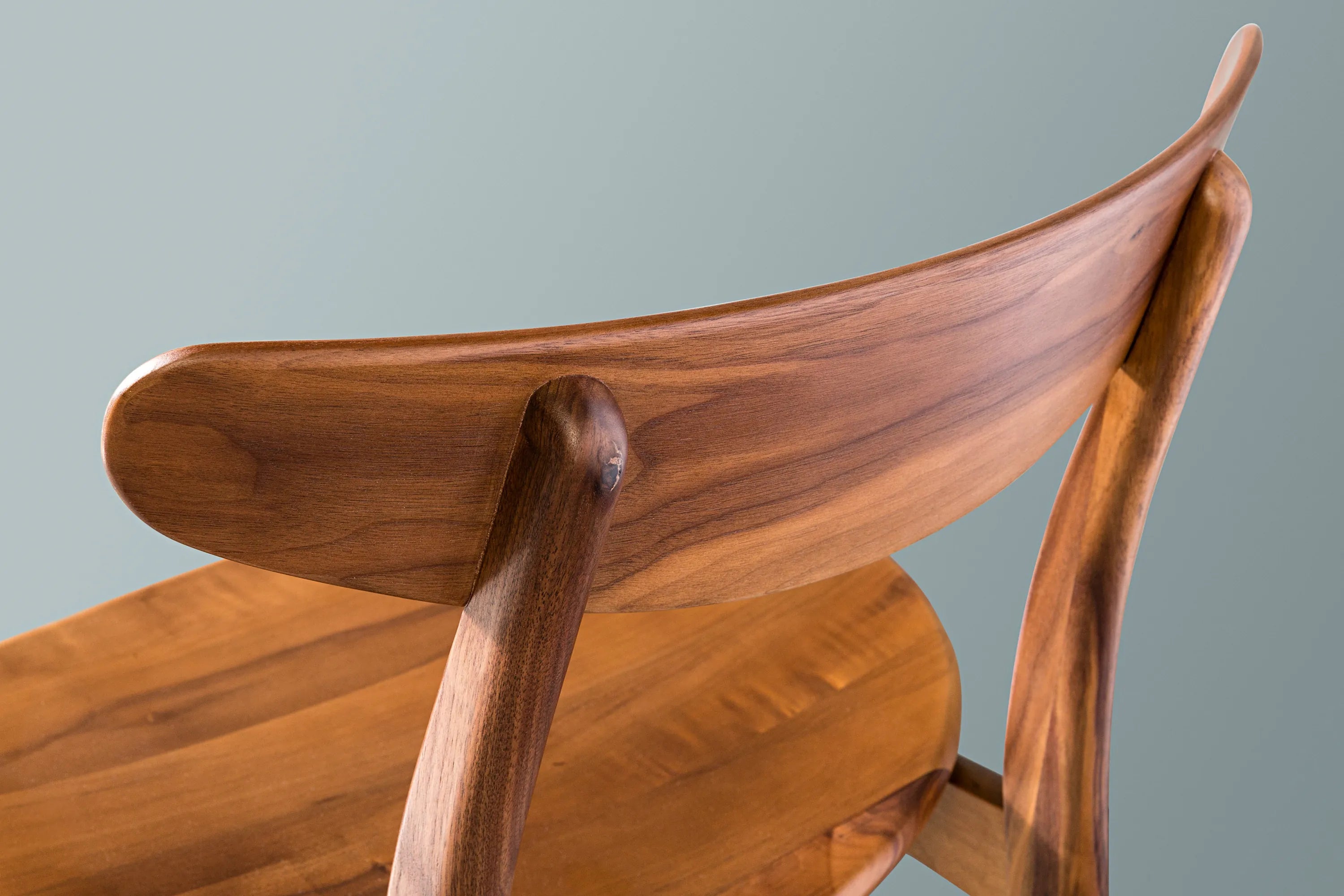 Magnus Dining Chair Solid Seat Solid American Walnut