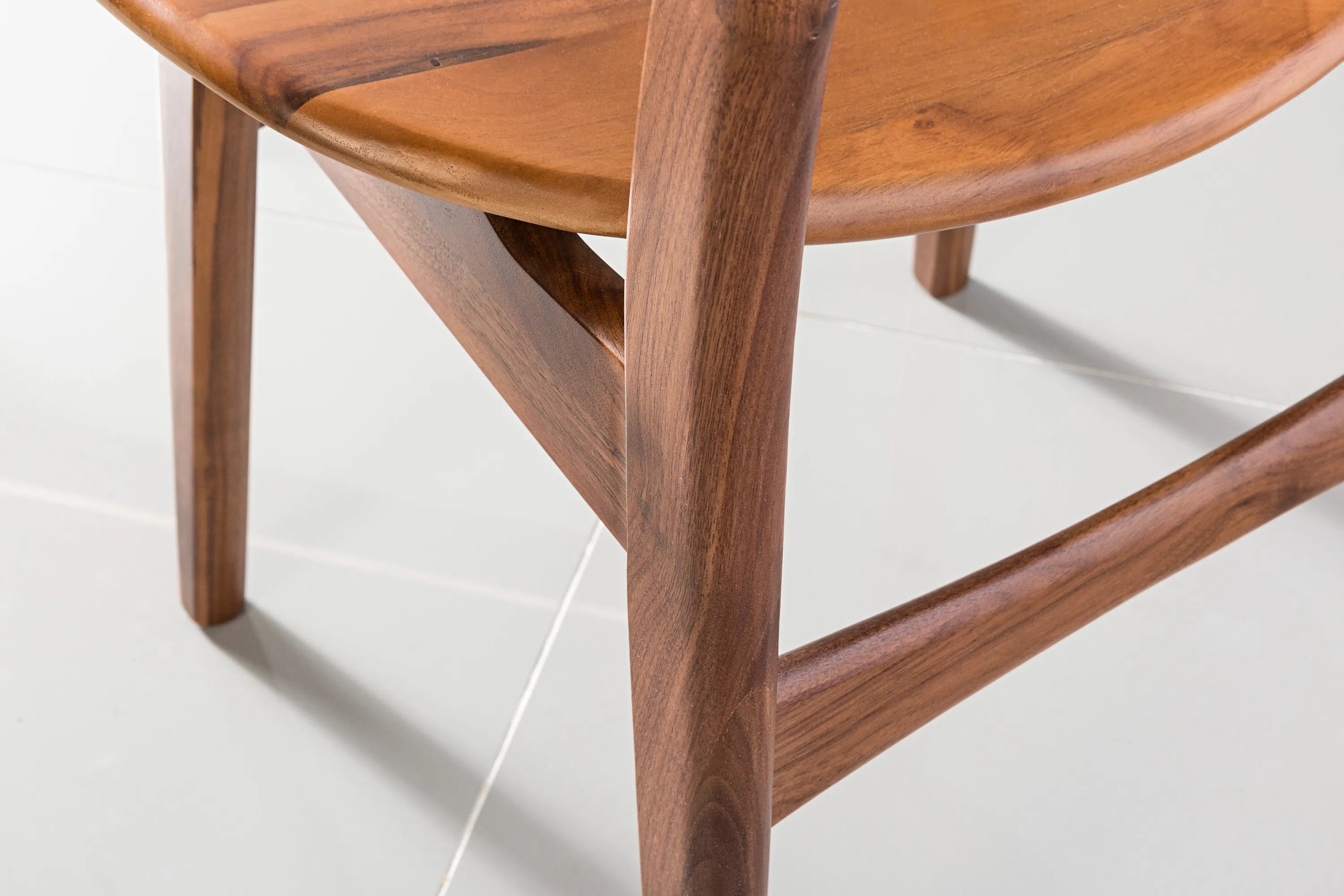 Magnus Dining Chair Solid Seat Solid American Walnut