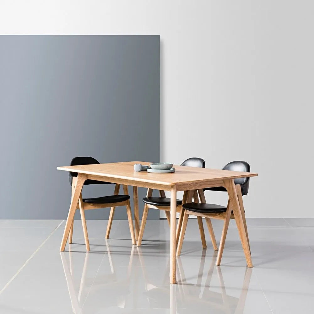 Magnus Dining Table 63" x 35" Solid American Oak